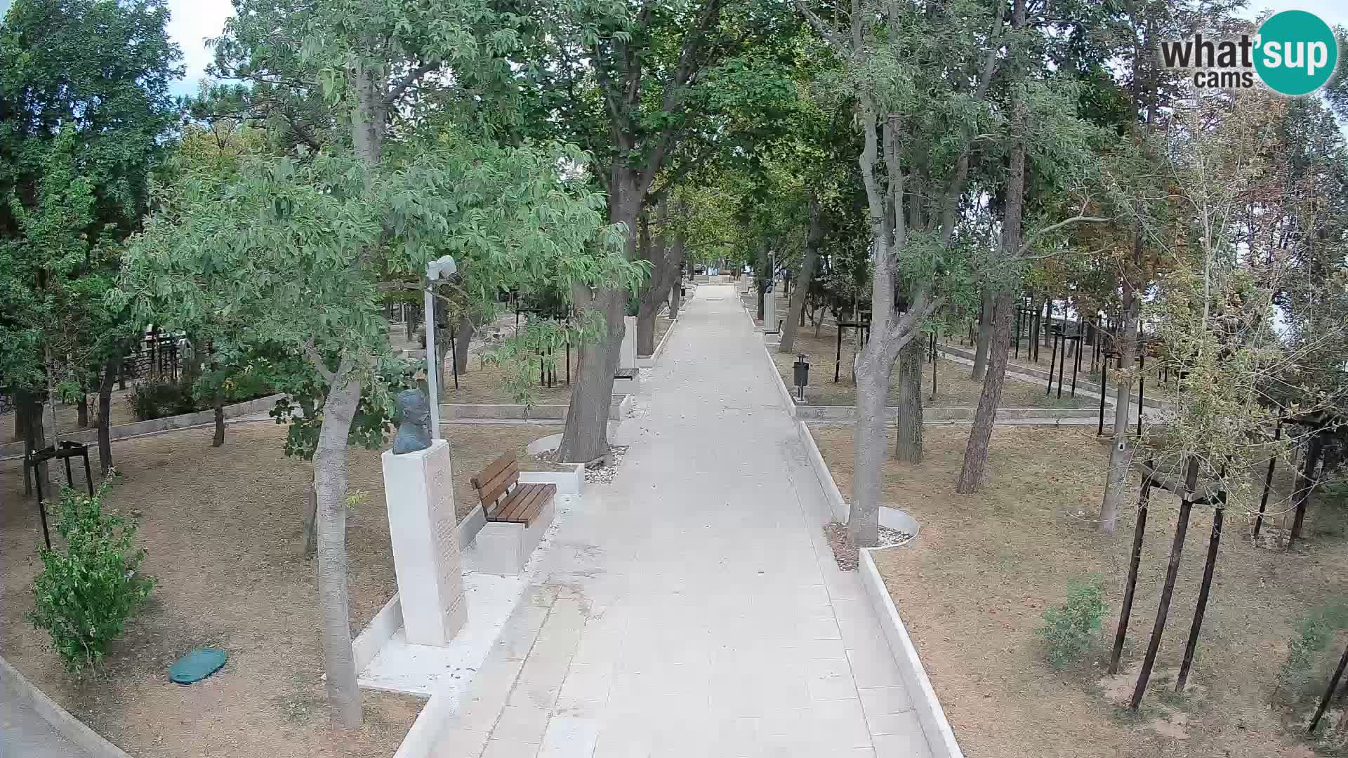 Writers’ Park Webcam Senj – Live by the Sea