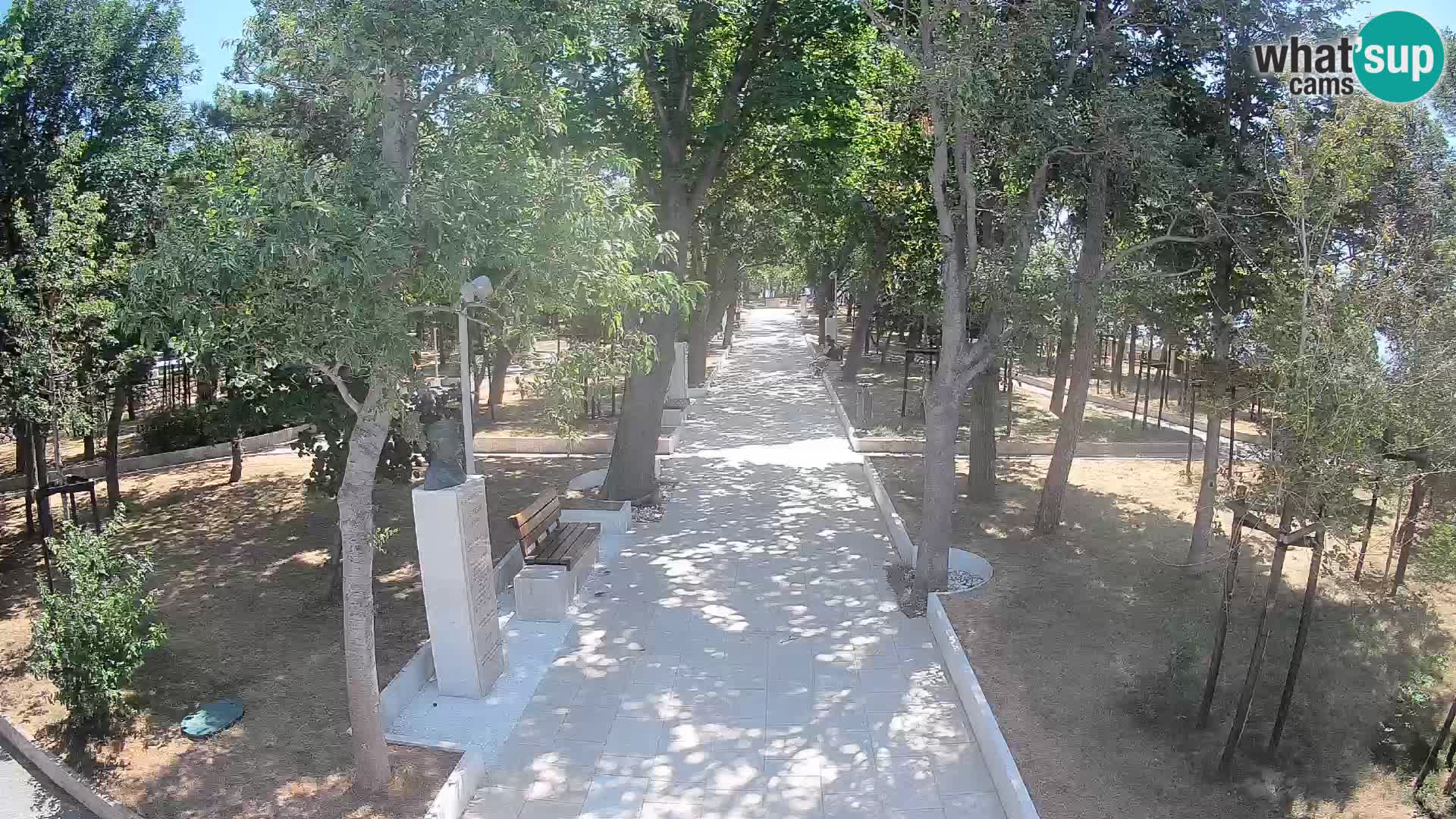 Webcam Schriftstellerpark Senj – Live am Meer