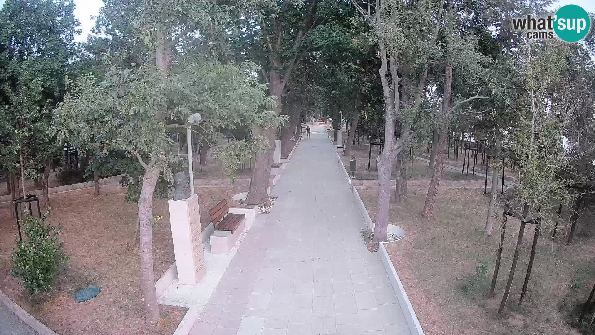 Writers’ Park Webcam Senj – Live by the Sea