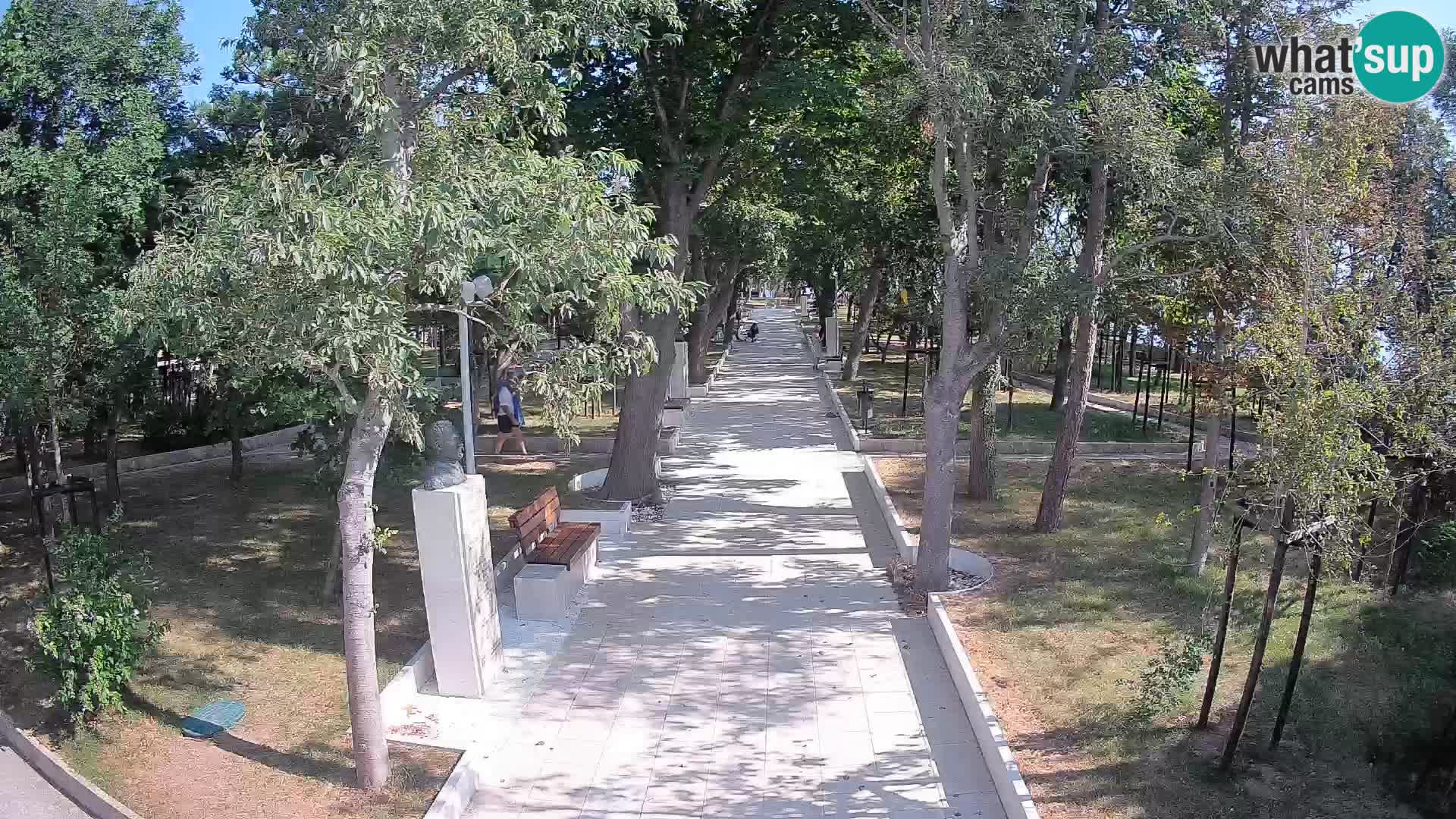 Writers’ Park Webcam Senj – Live by the Sea