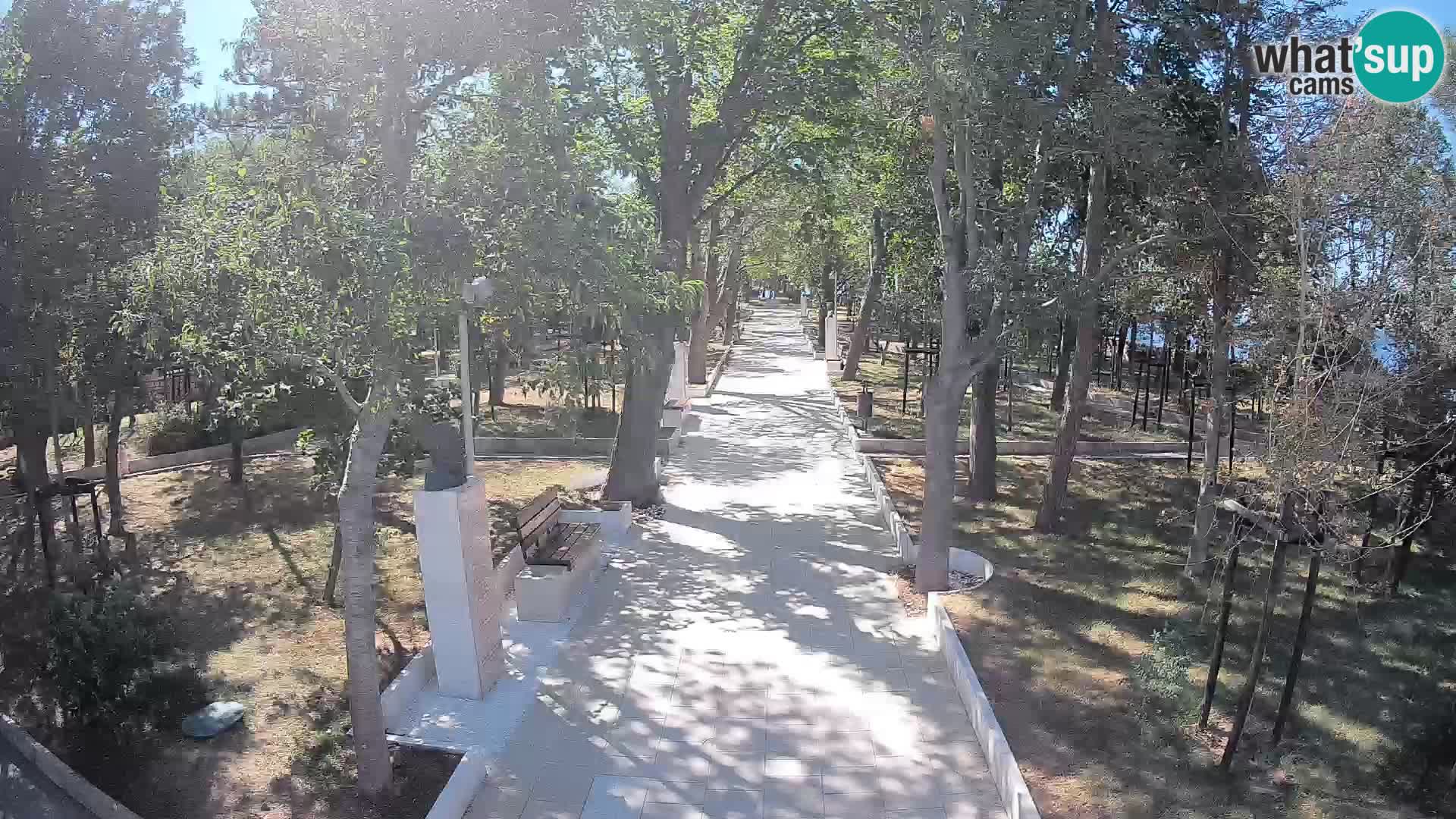 Webcam Schriftstellerpark Senj – Live am Meer