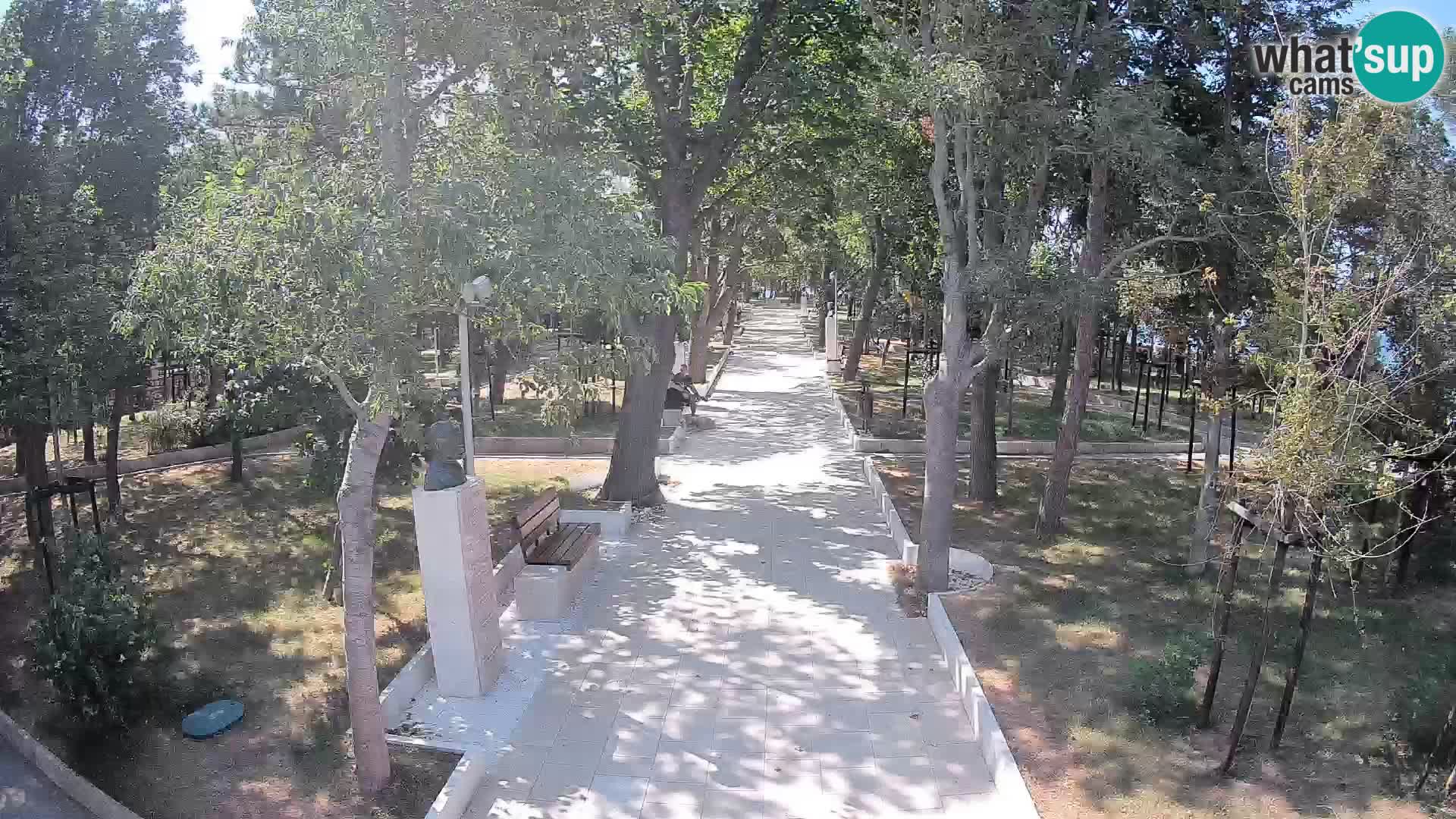Writers’ Park Webcam Senj – Live by the Sea