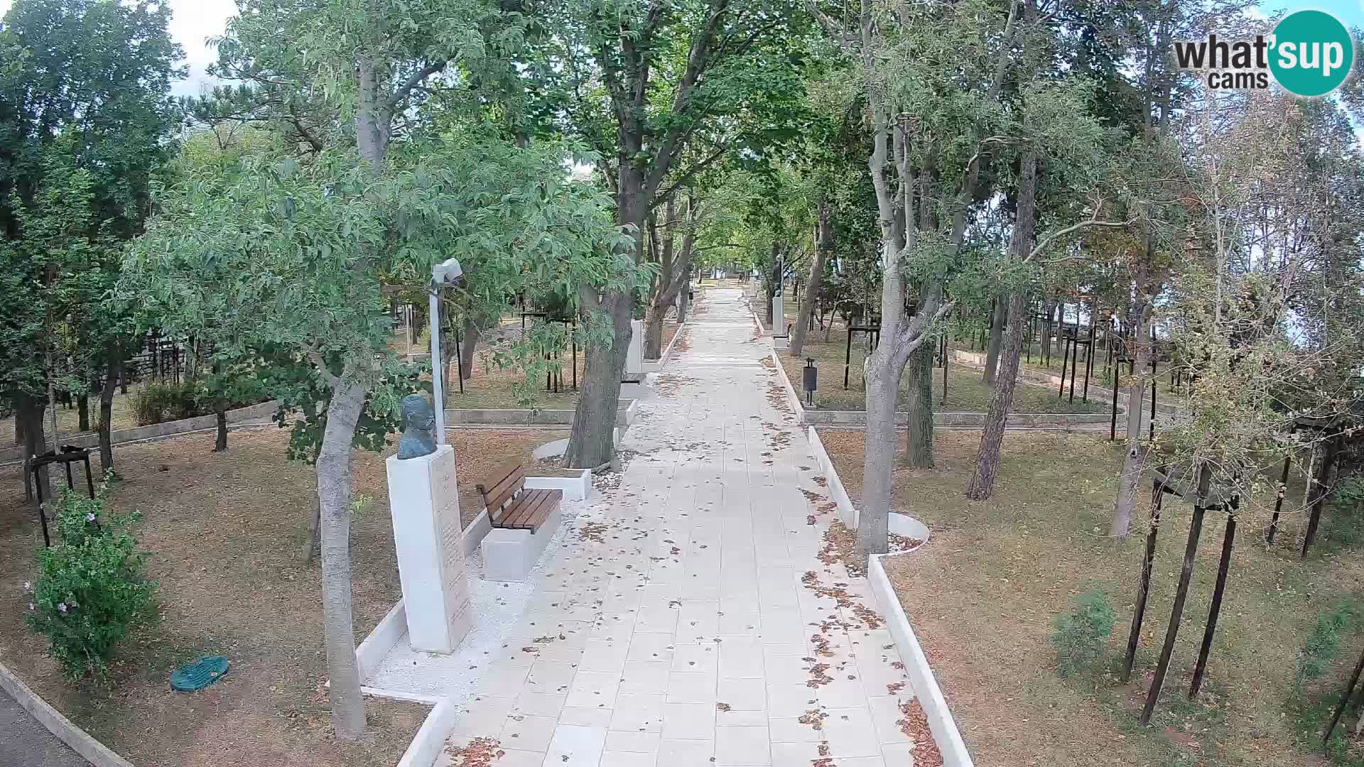 Writers’ Park Webcam Senj – Live by the Sea