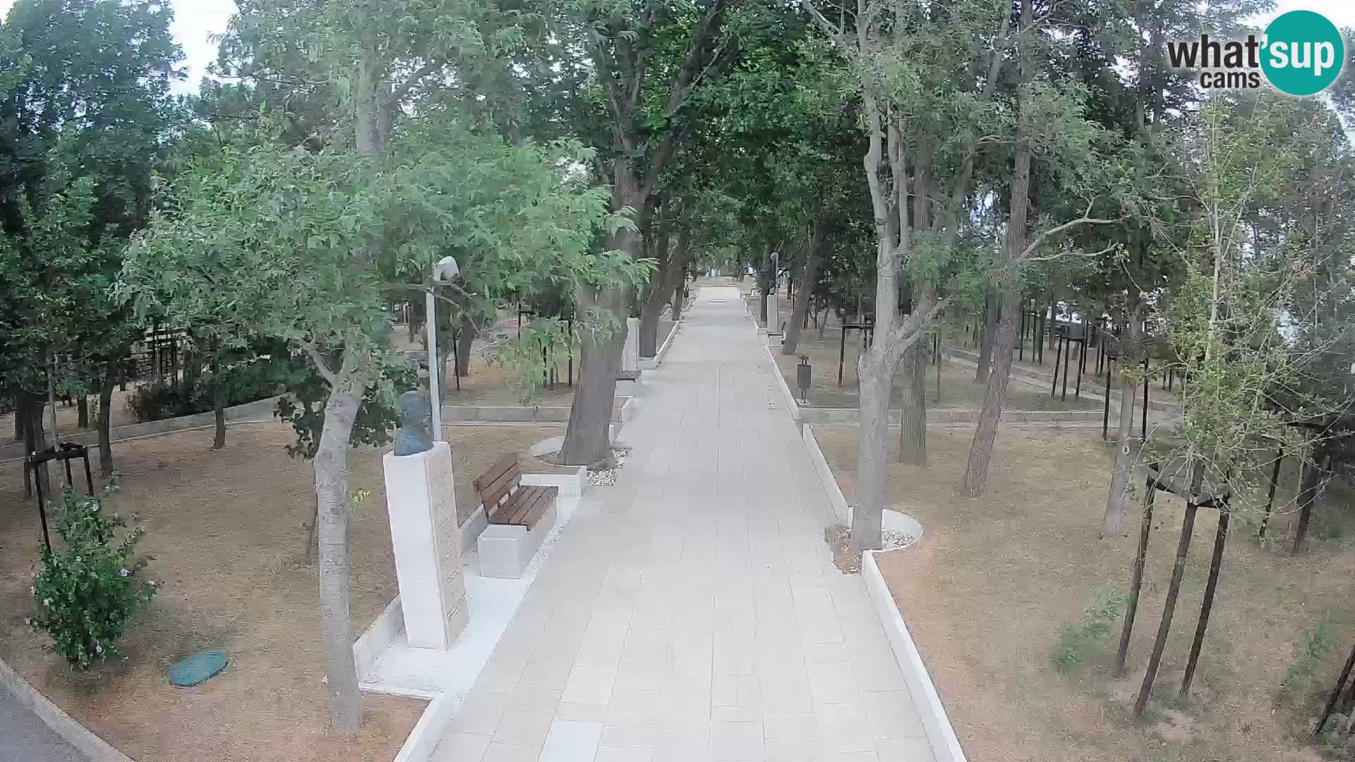 Writers’ Park Webcam Senj – Live by the Sea