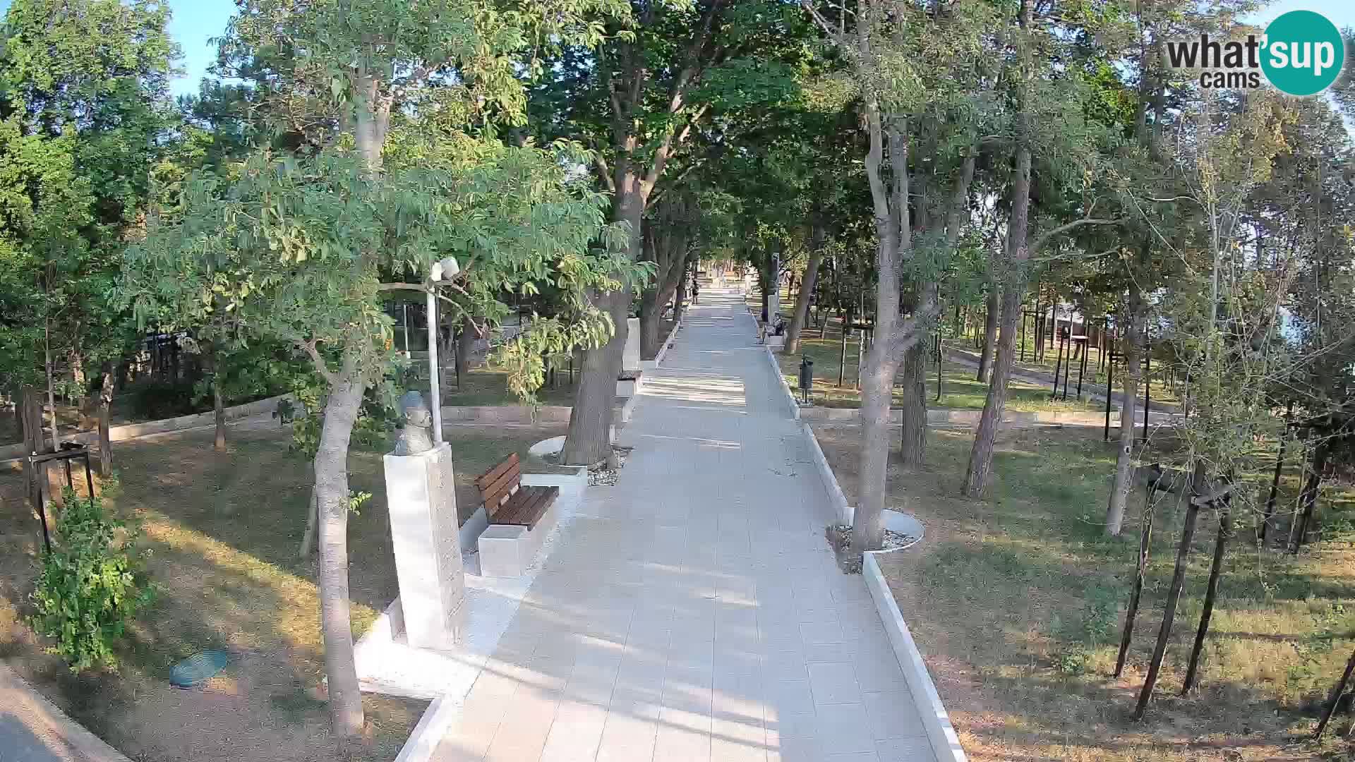 Writers’ Park Webcam Senj – Live by the Sea