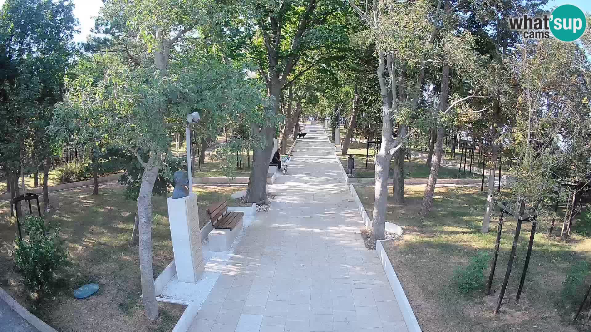 Writers’ Park Webcam Senj – Live by the Sea