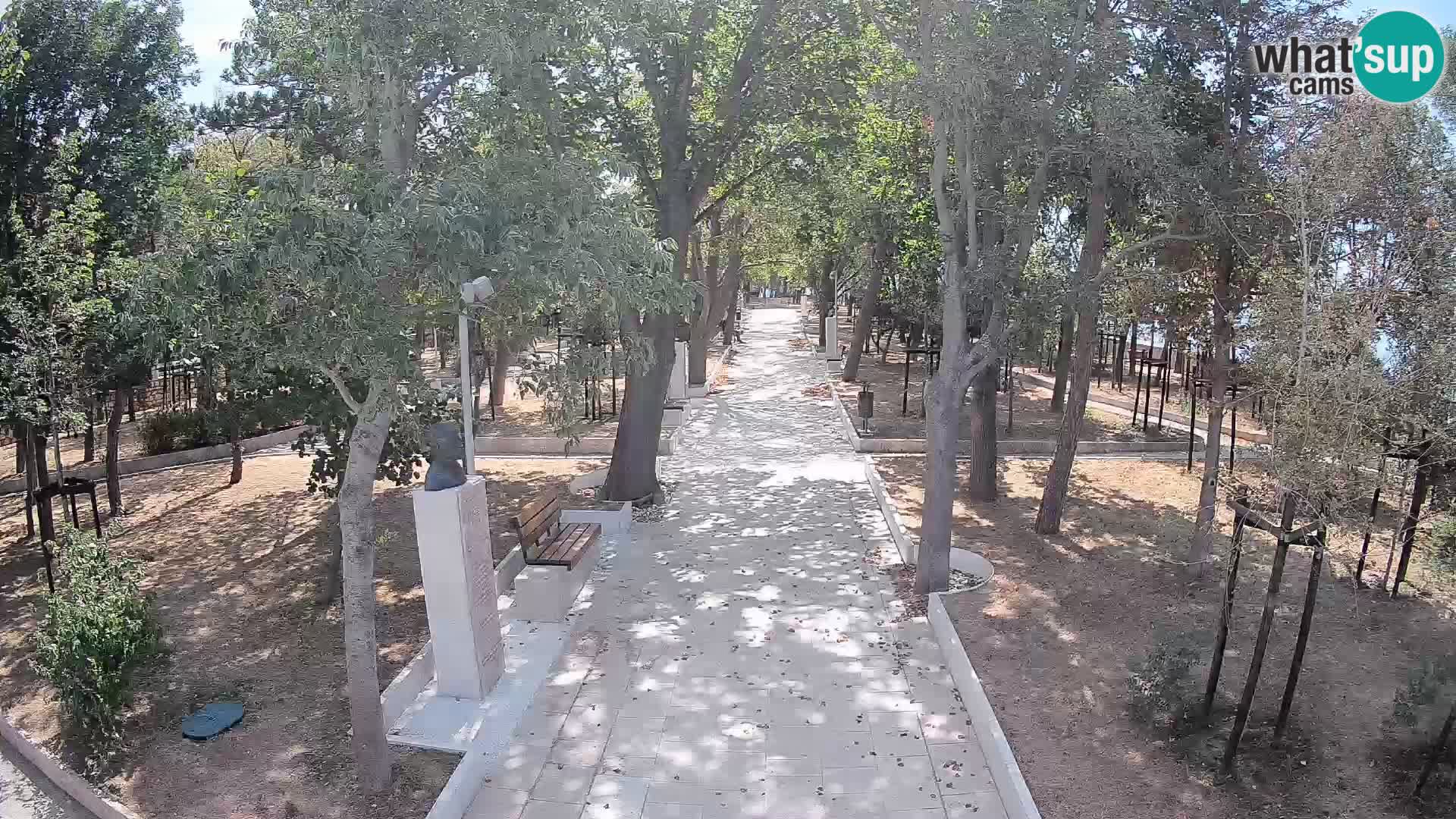 Writers’ Park Webcam Senj – Live by the Sea