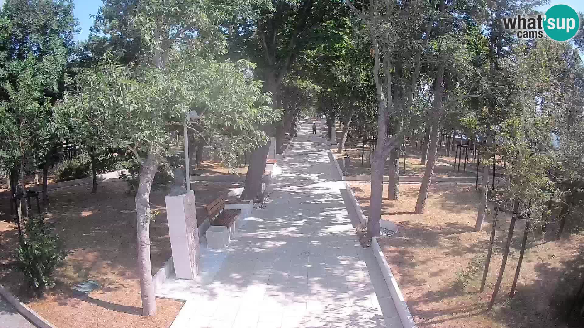 Writers’ Park Webcam Senj – Live by the Sea