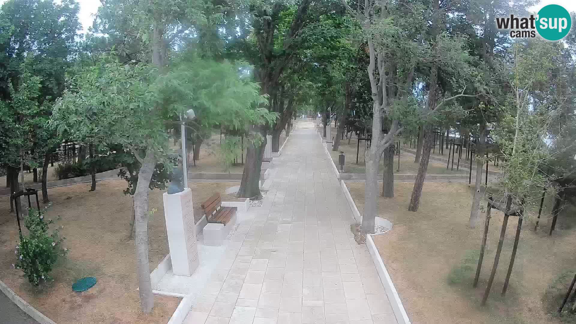 Webcam Schriftstellerpark Senj – Live am Meer