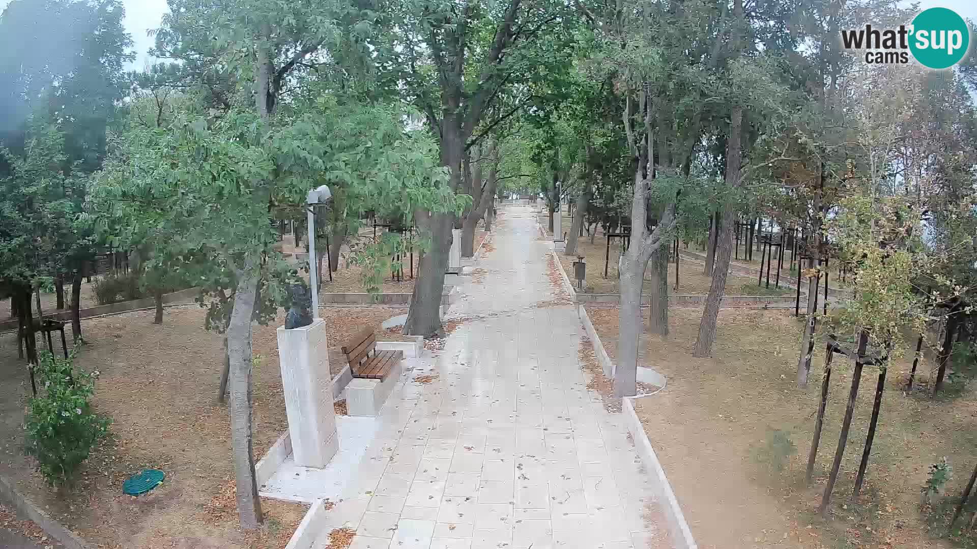 Webcam Schriftstellerpark Senj – Live am Meer
