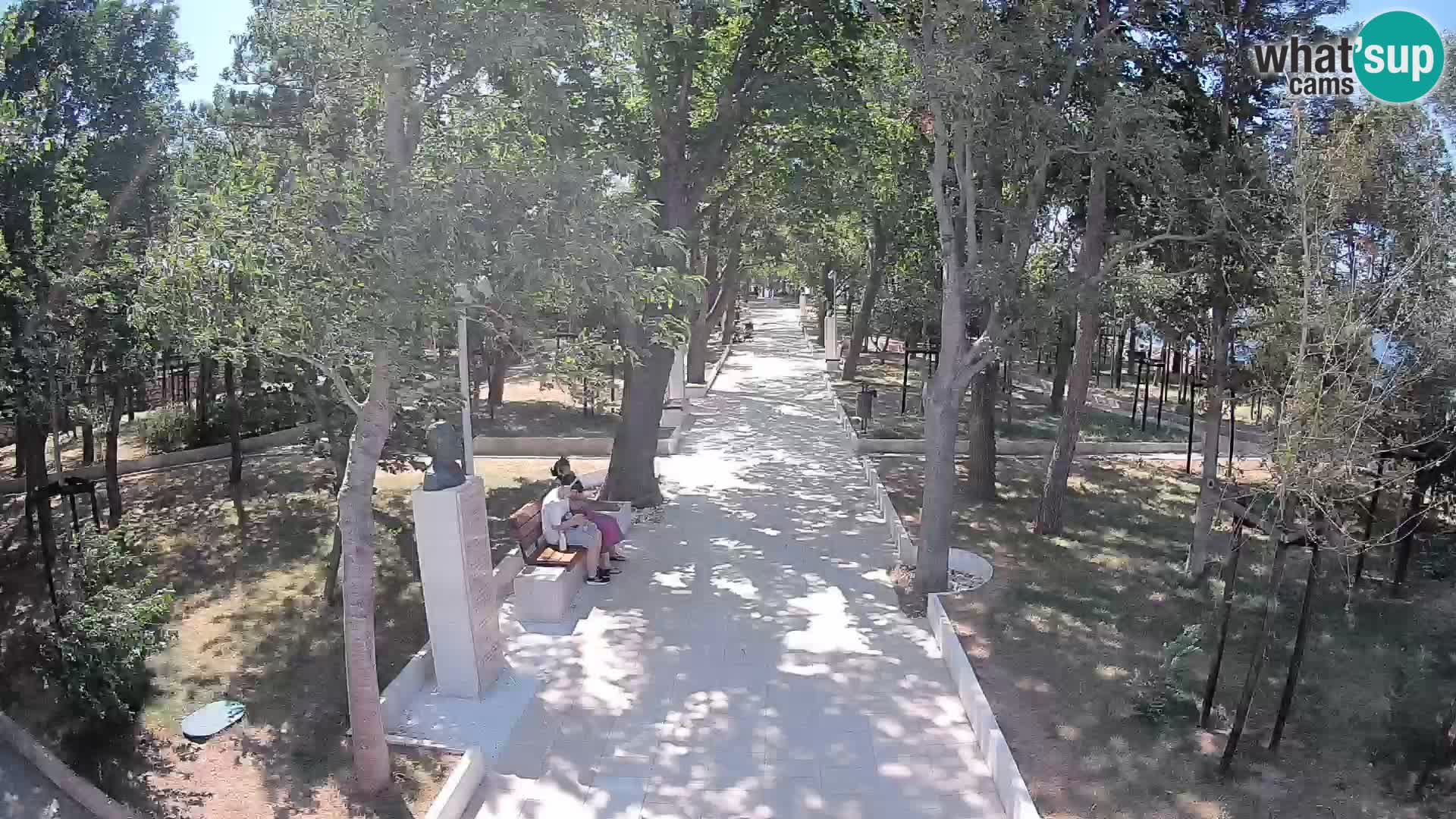 Webcam Schriftstellerpark Senj – Live am Meer