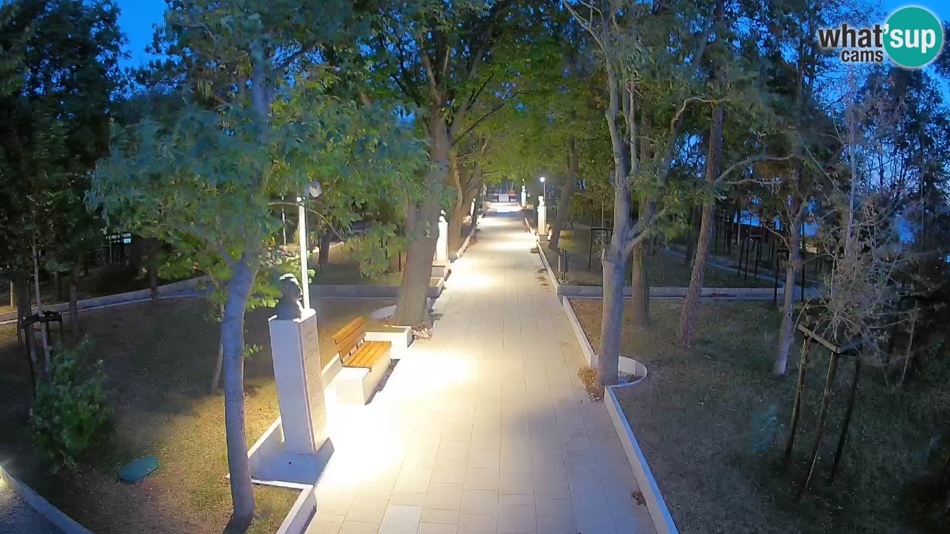 Webcam Schriftstellerpark Senj – Live am Meer