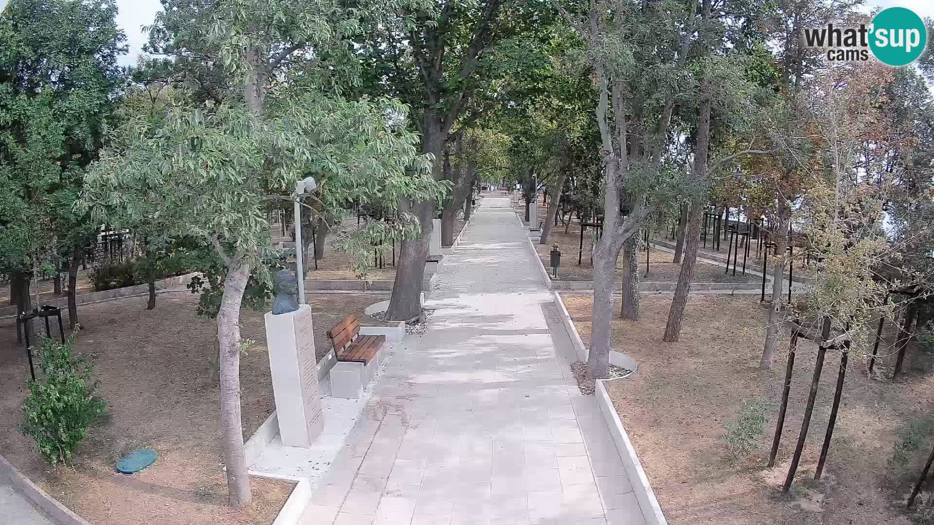 Writers’ Park Webcam Senj – Live by the Sea