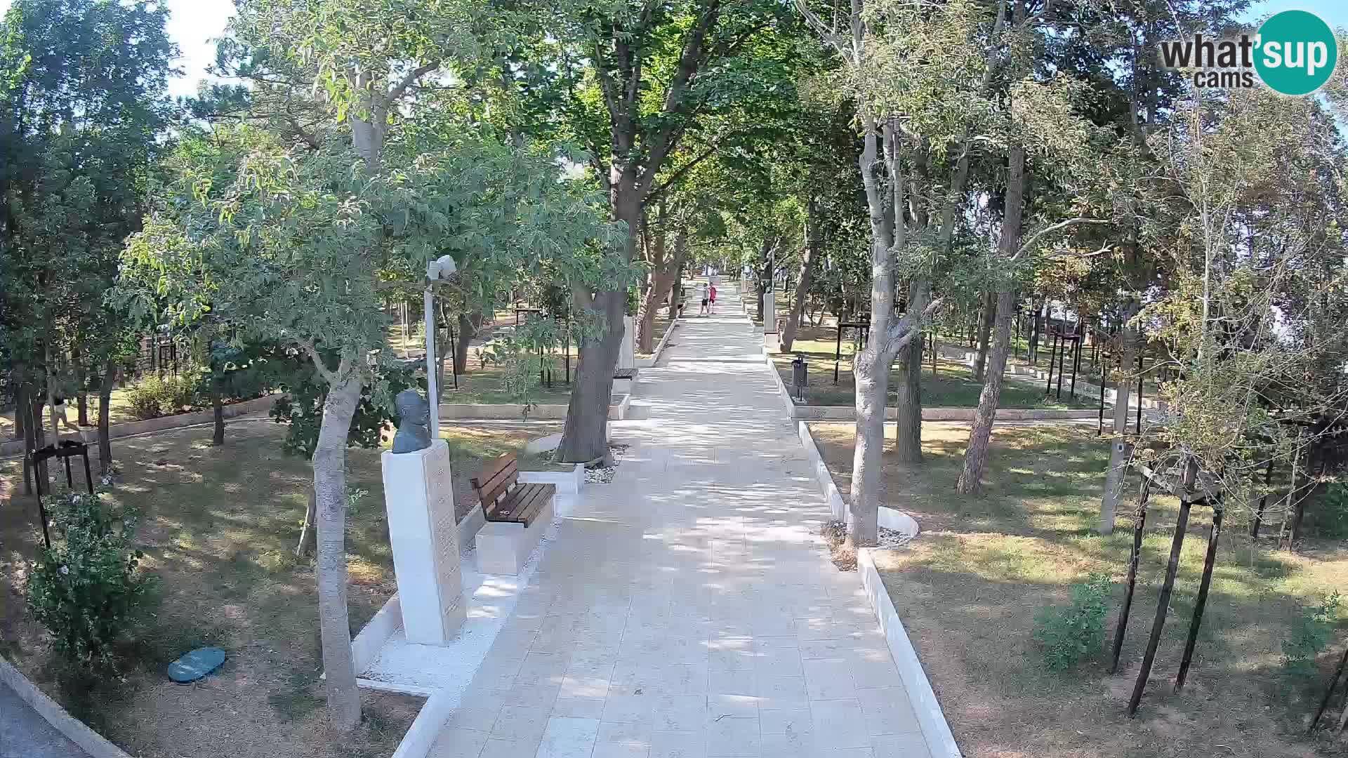 Writers’ Park Webcam Senj – Live by the Sea