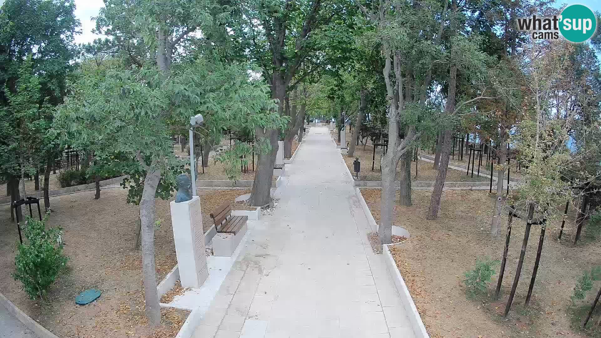 Writers’ Park Webcam Senj – Live by the Sea