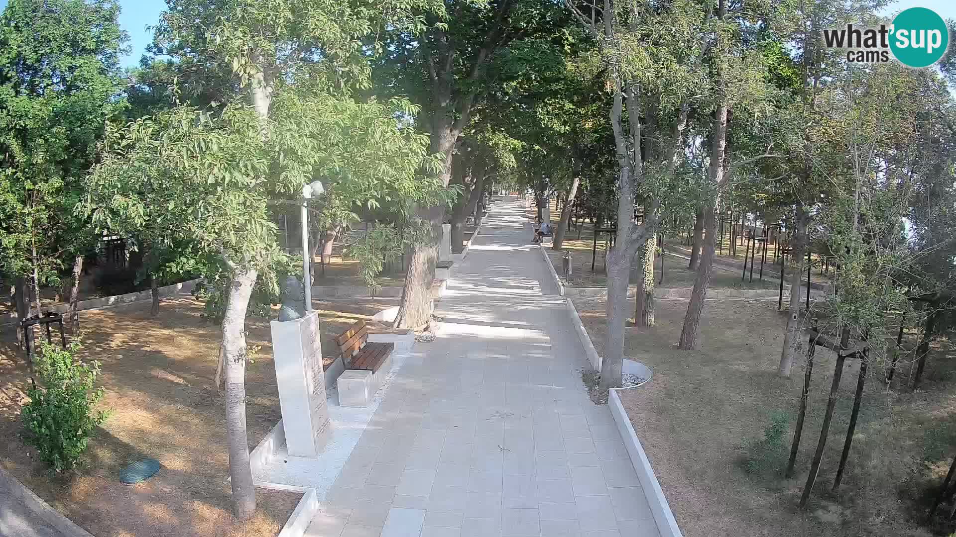 Webcam Schriftstellerpark Senj – Live am Meer