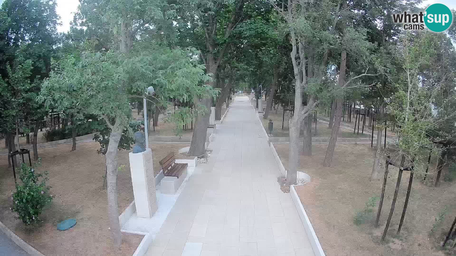 Writers’ Park Webcam Senj – Live by the Sea