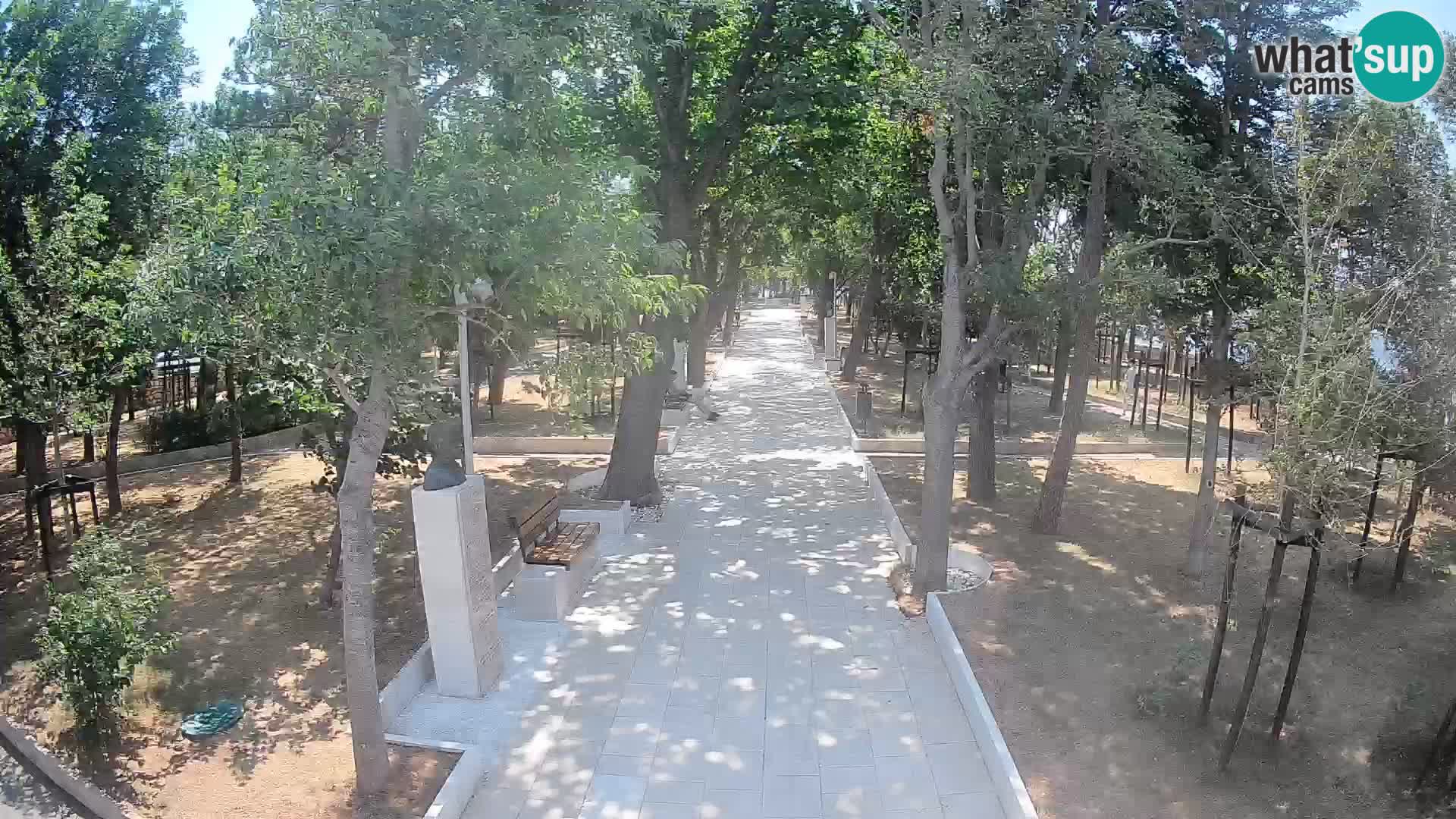 Writers’ Park Webcam Senj – Live by the Sea