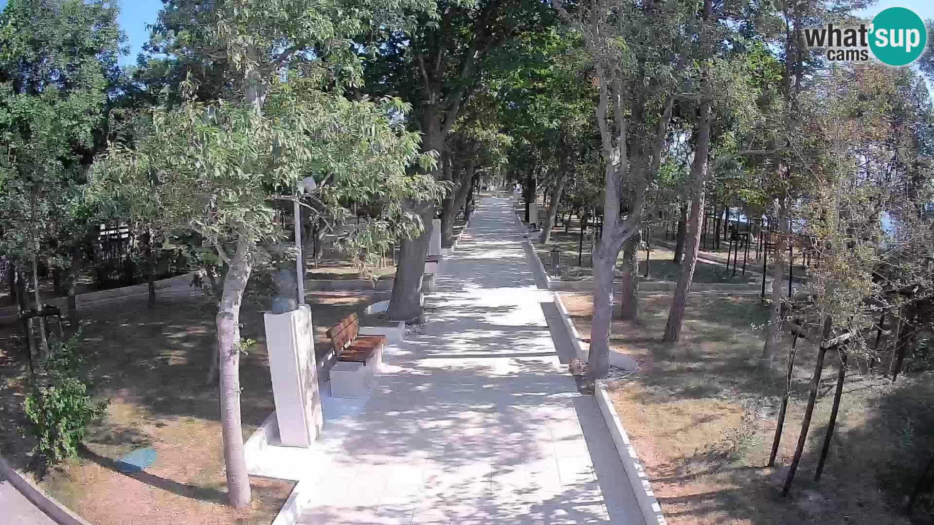 Webcam Schriftstellerpark Senj – Live am Meer