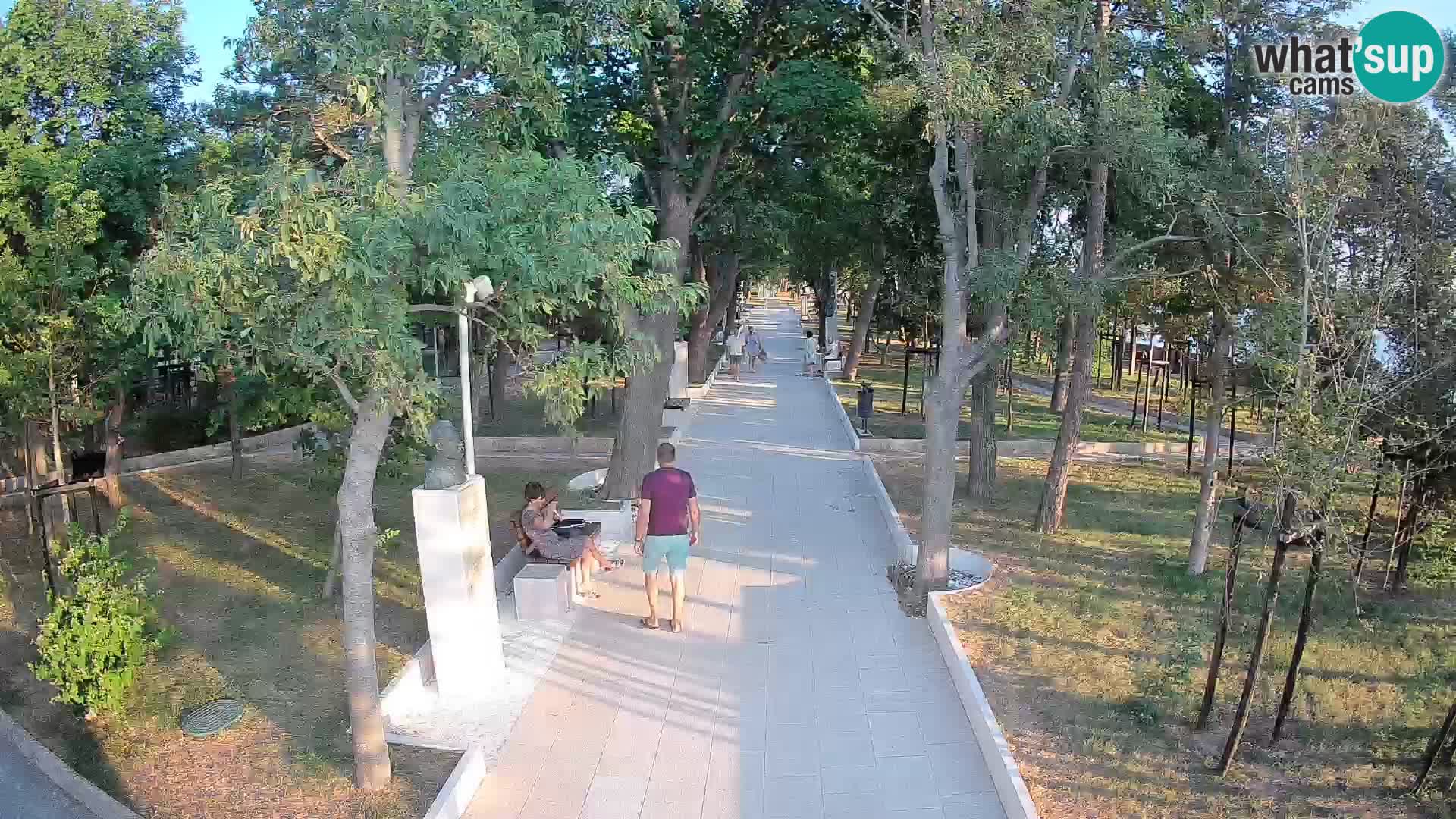 Writers’ Park Webcam Senj – Live by the Sea