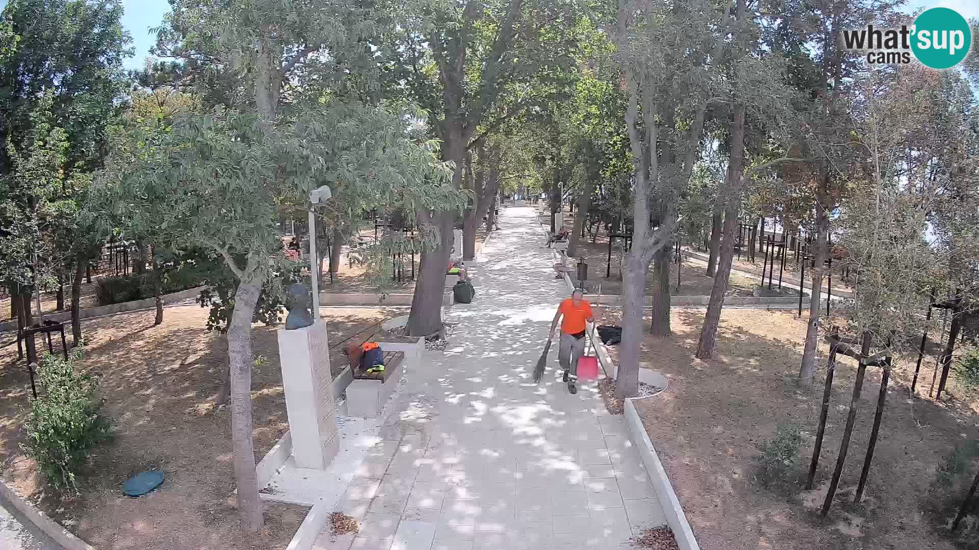 Writers’ Park Webcam Senj – Live by the Sea