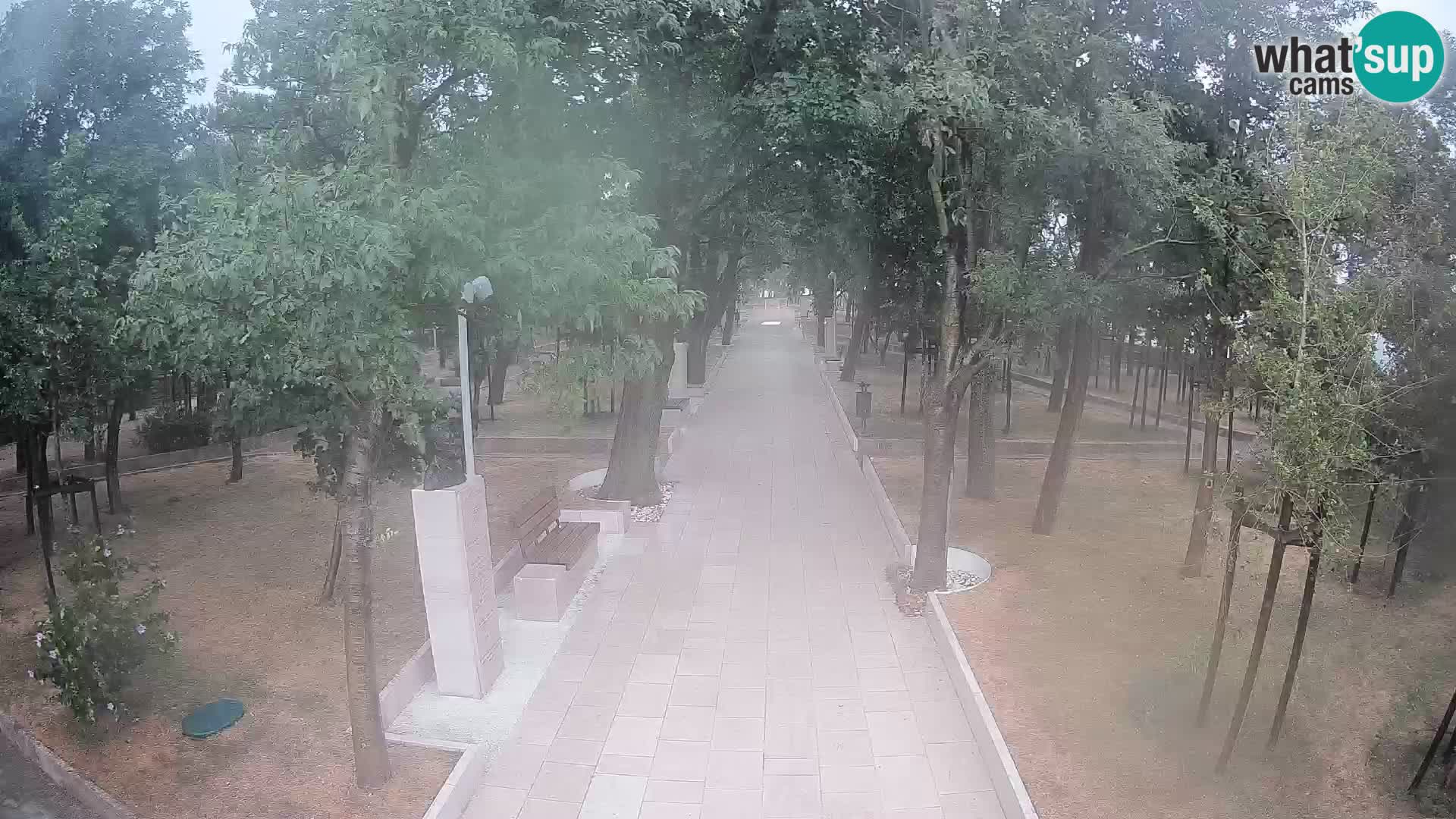 Writers’ Park Webcam Senj – Live by the Sea