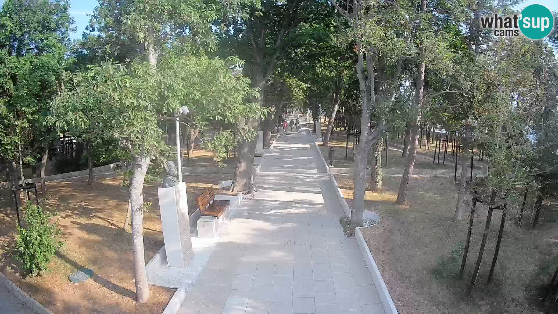 Writers’ Park Webcam Senj – Live by the Sea