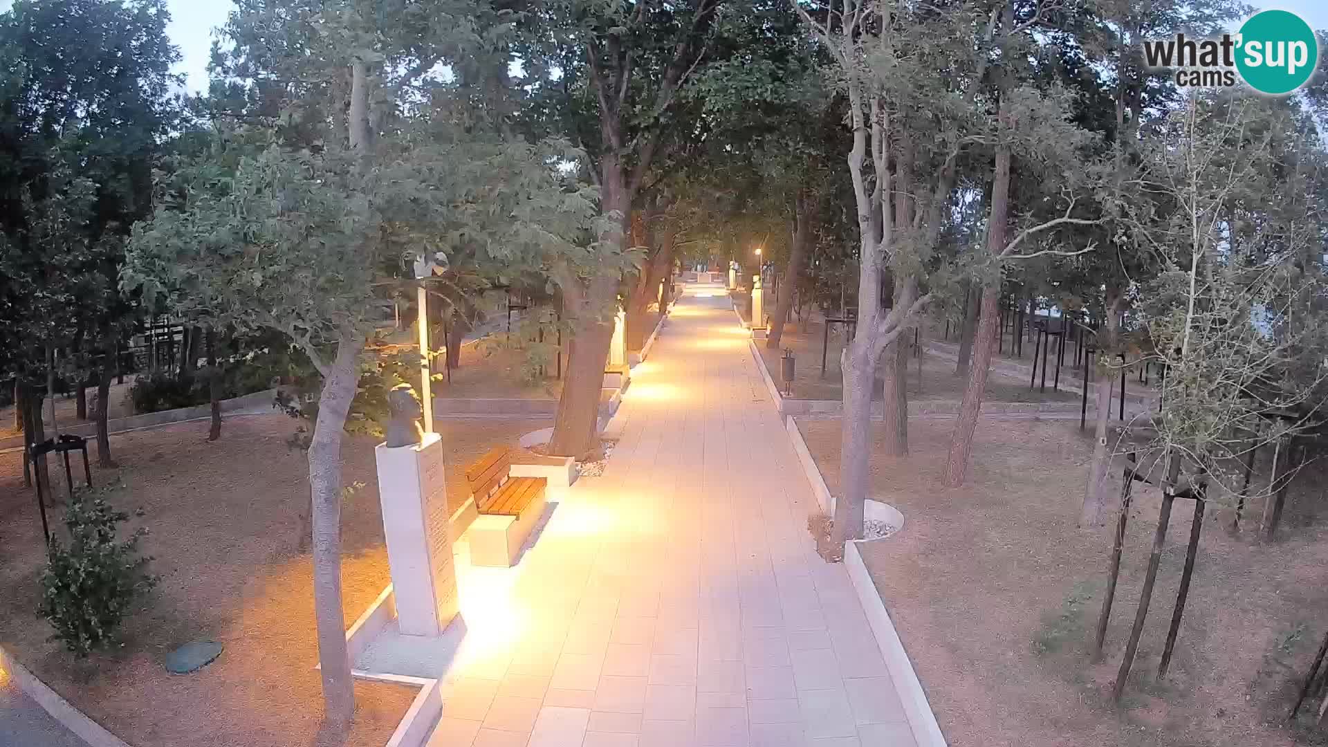 Writers’ Park Webcam Senj – Live by the Sea