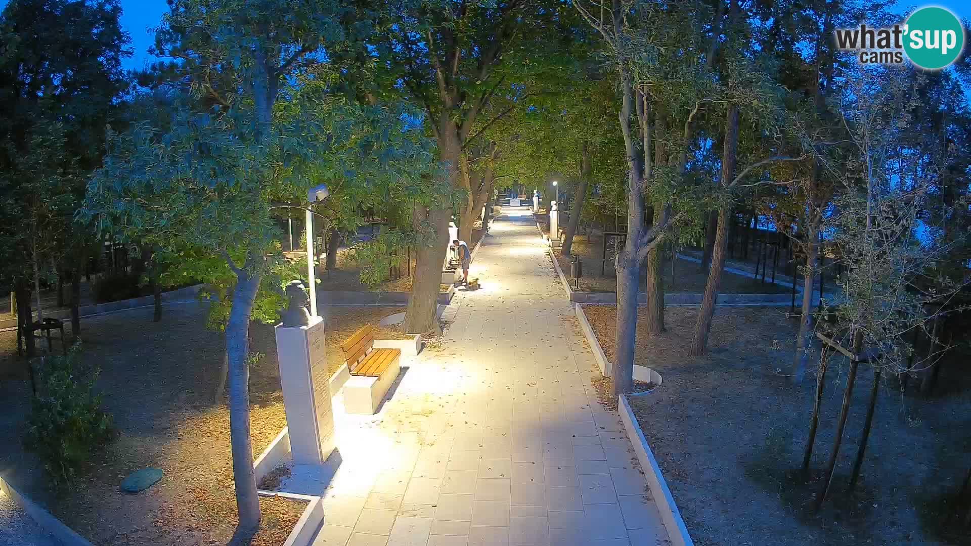 Writers’ Park Webcam Senj – Live by the Sea