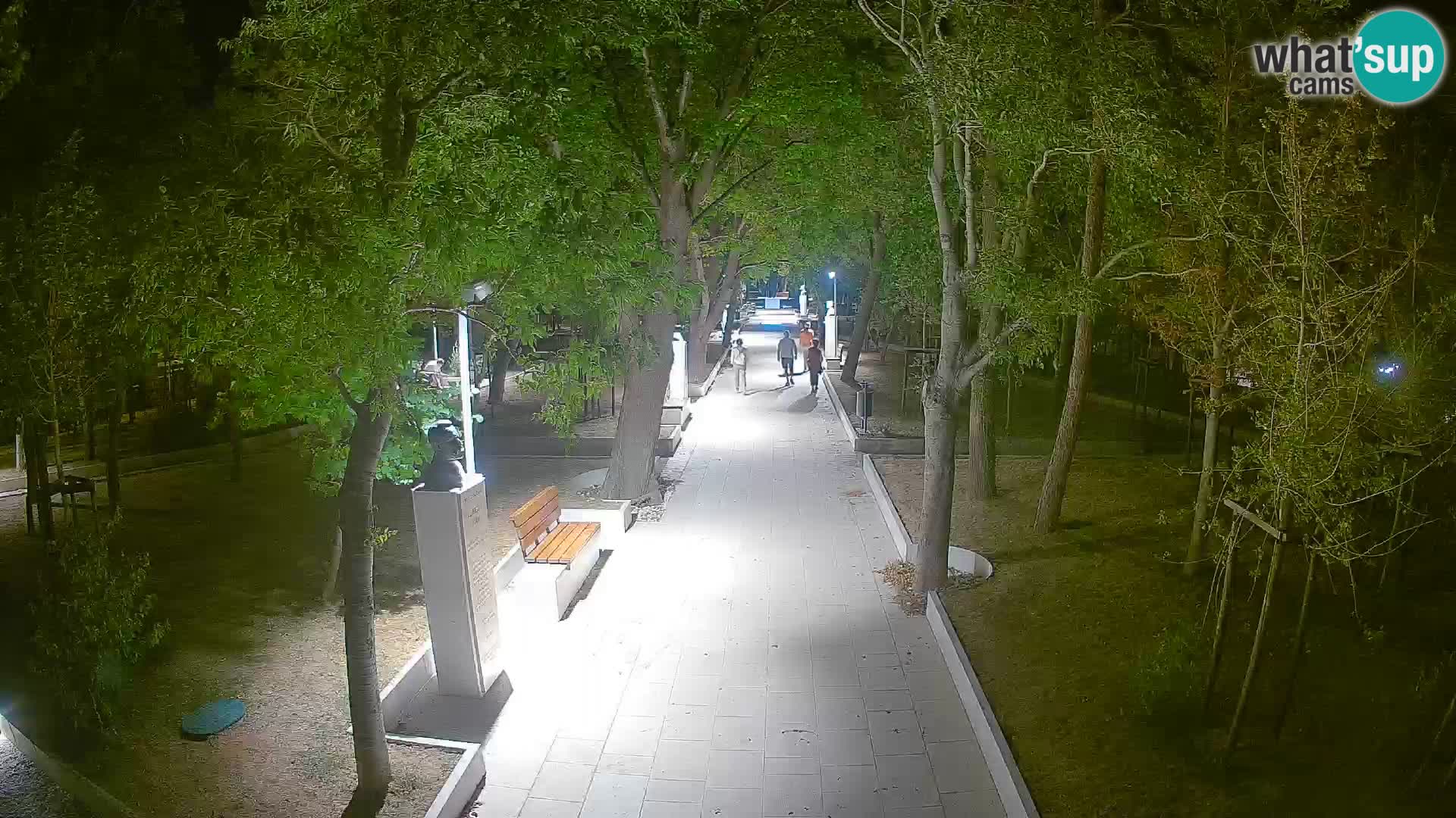 Writers’ Park Webcam Senj – Live by the Sea