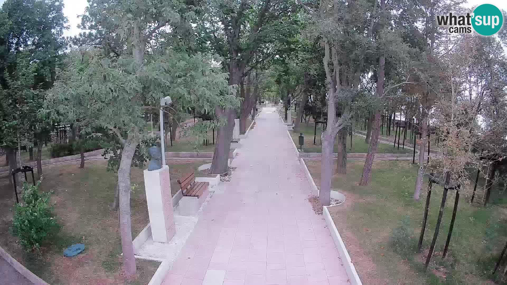 Writers’ Park Webcam Senj – Live by the Sea