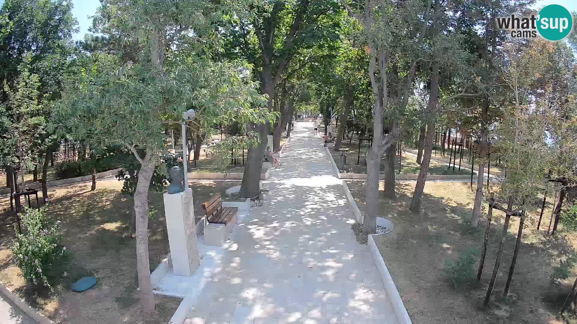 Writers’ Park Webcam Senj – Live by the Sea