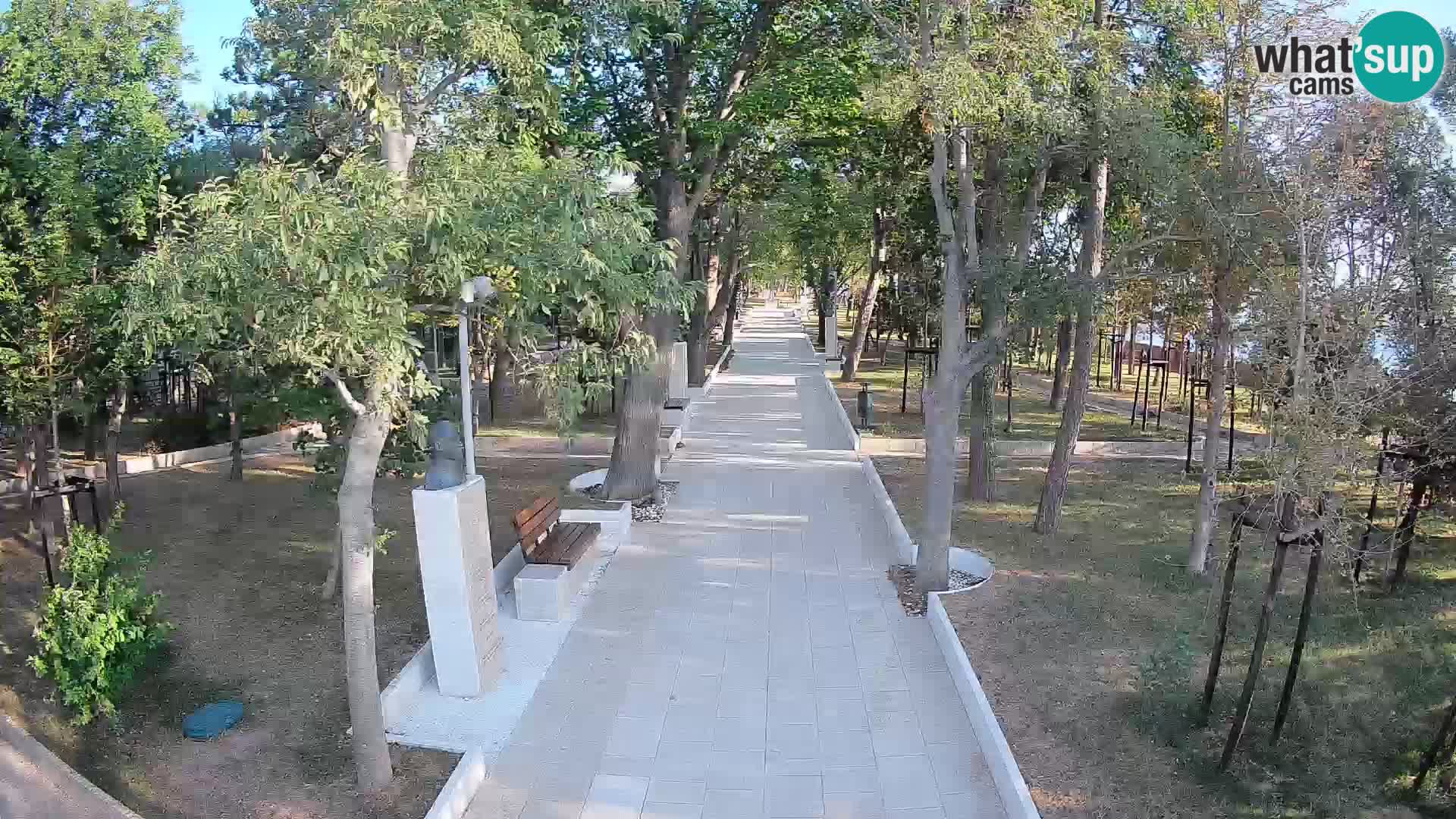 Writers’ Park Webcam Senj – Live by the Sea