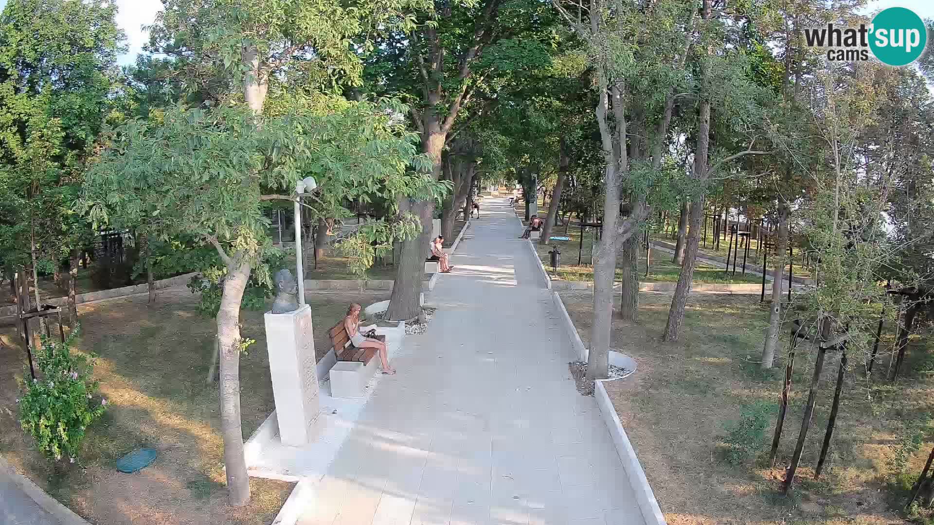 Writers’ Park Webcam Senj – Live by the Sea