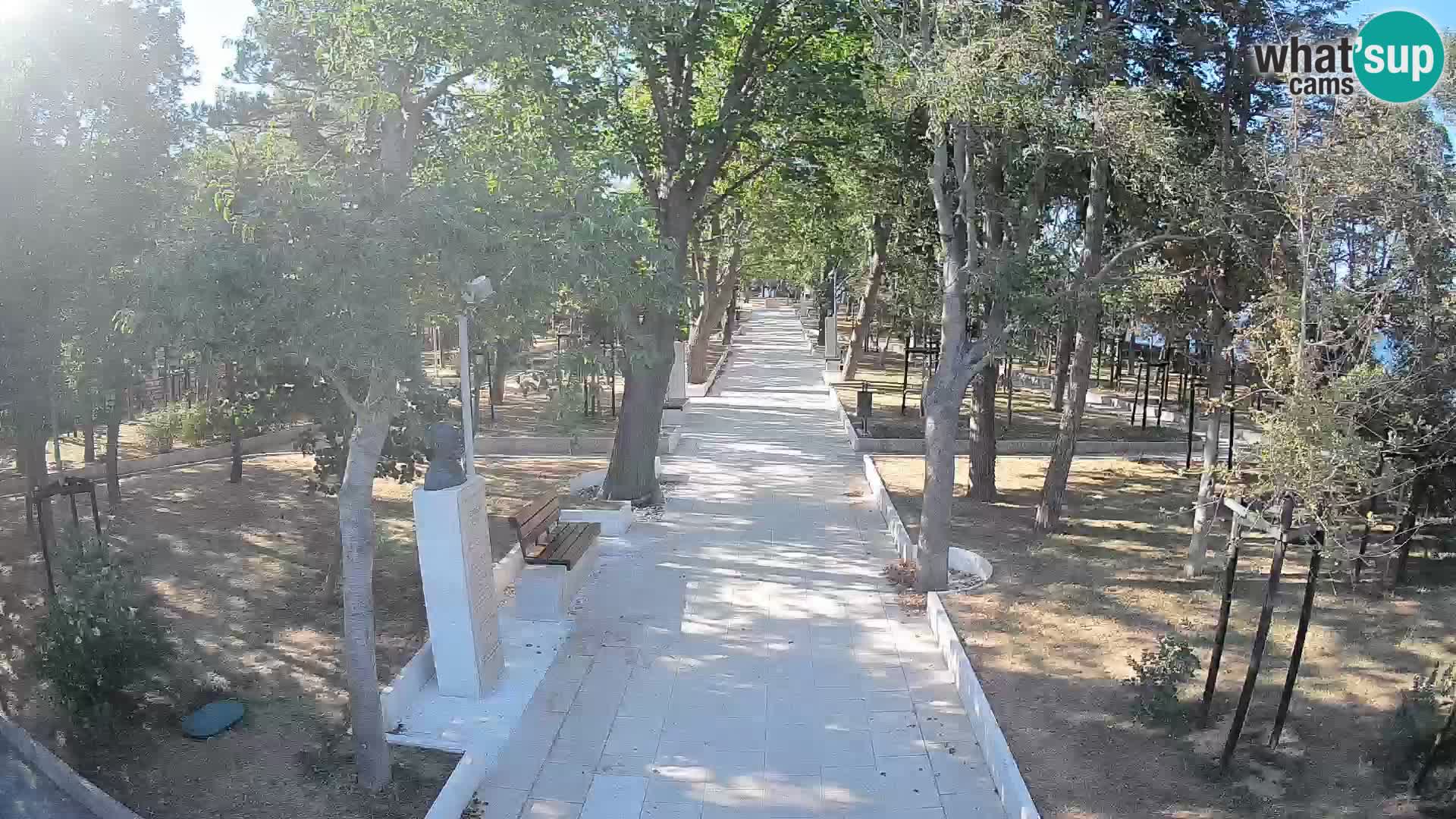 Writers’ Park Webcam Senj – Live by the Sea