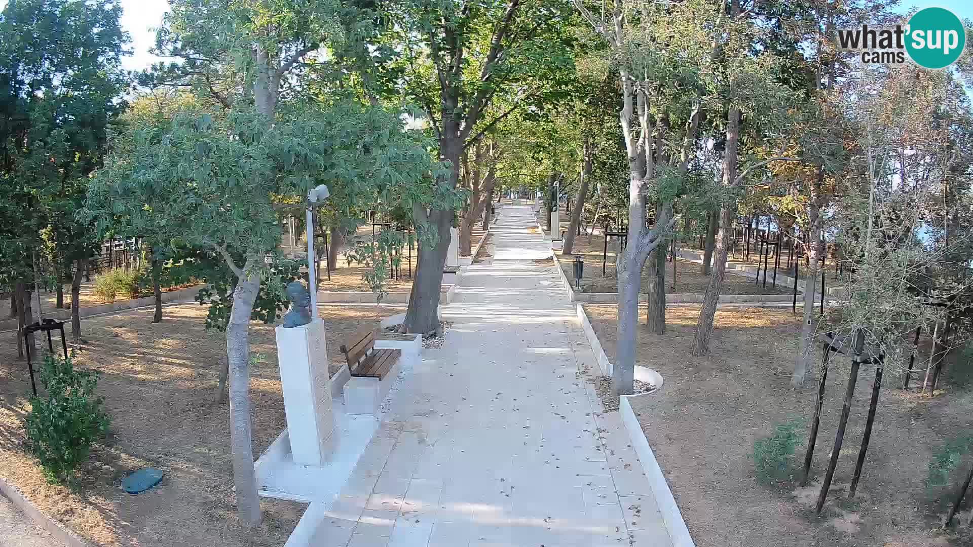 Writers’ Park Webcam Senj – Live by the Sea