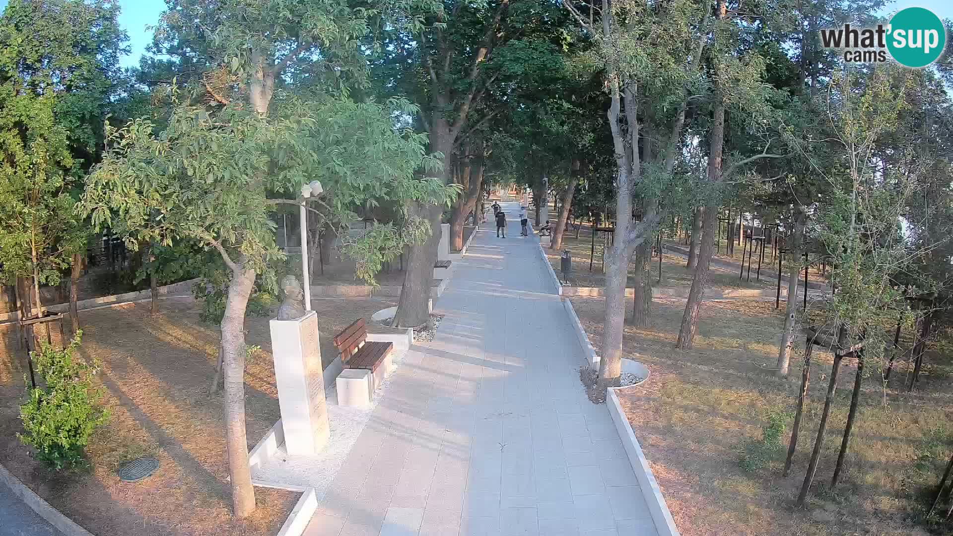 Webcam Schriftstellerpark Senj – Live am Meer