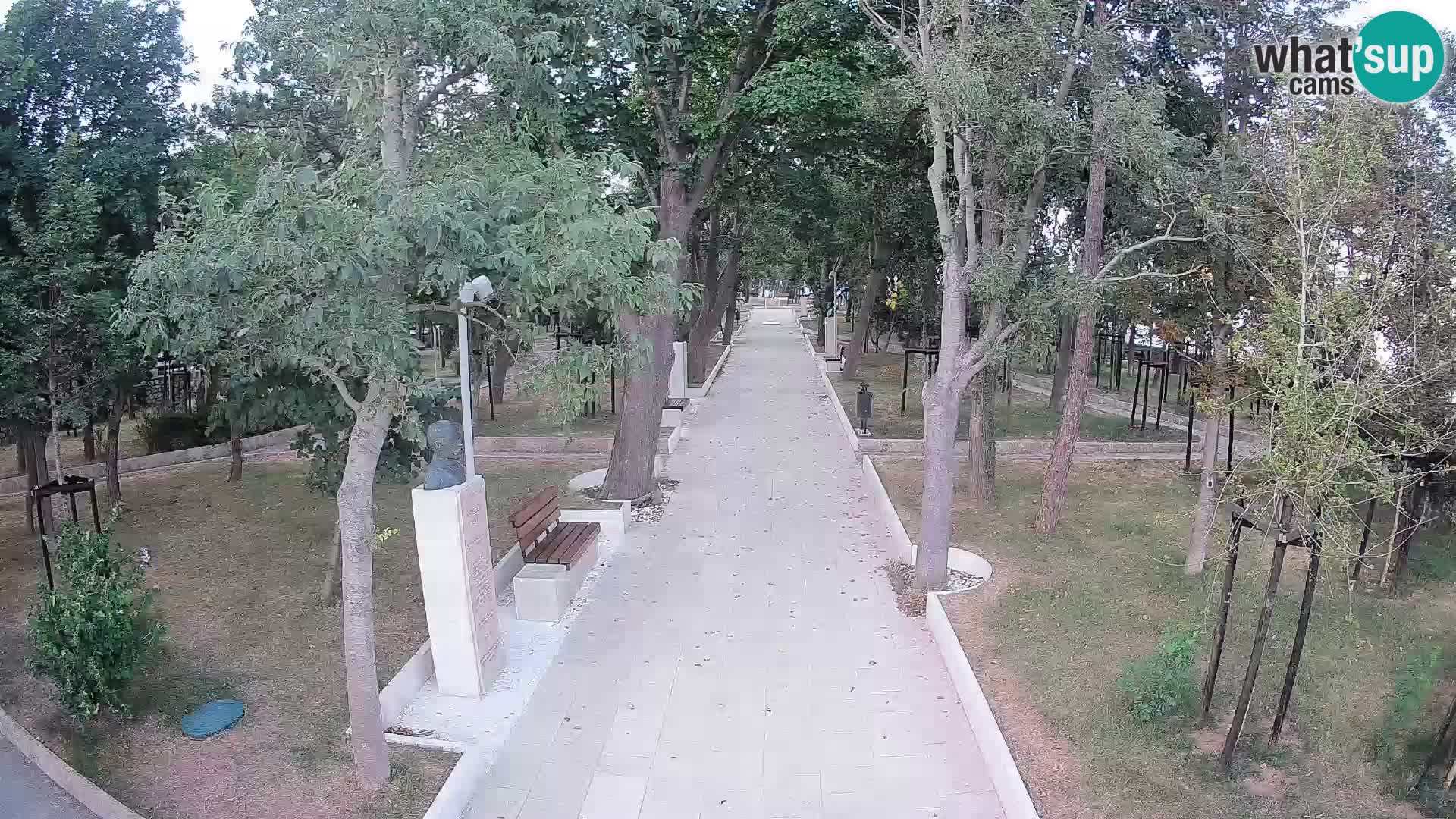 Writers’ Park Webcam Senj – Live by the Sea