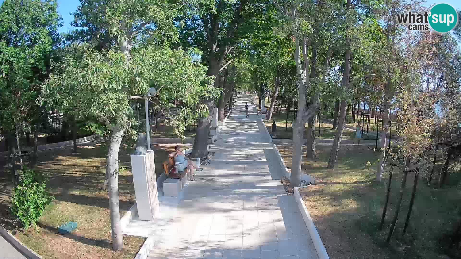 Writers’ Park Webcam Senj – Live by the Sea