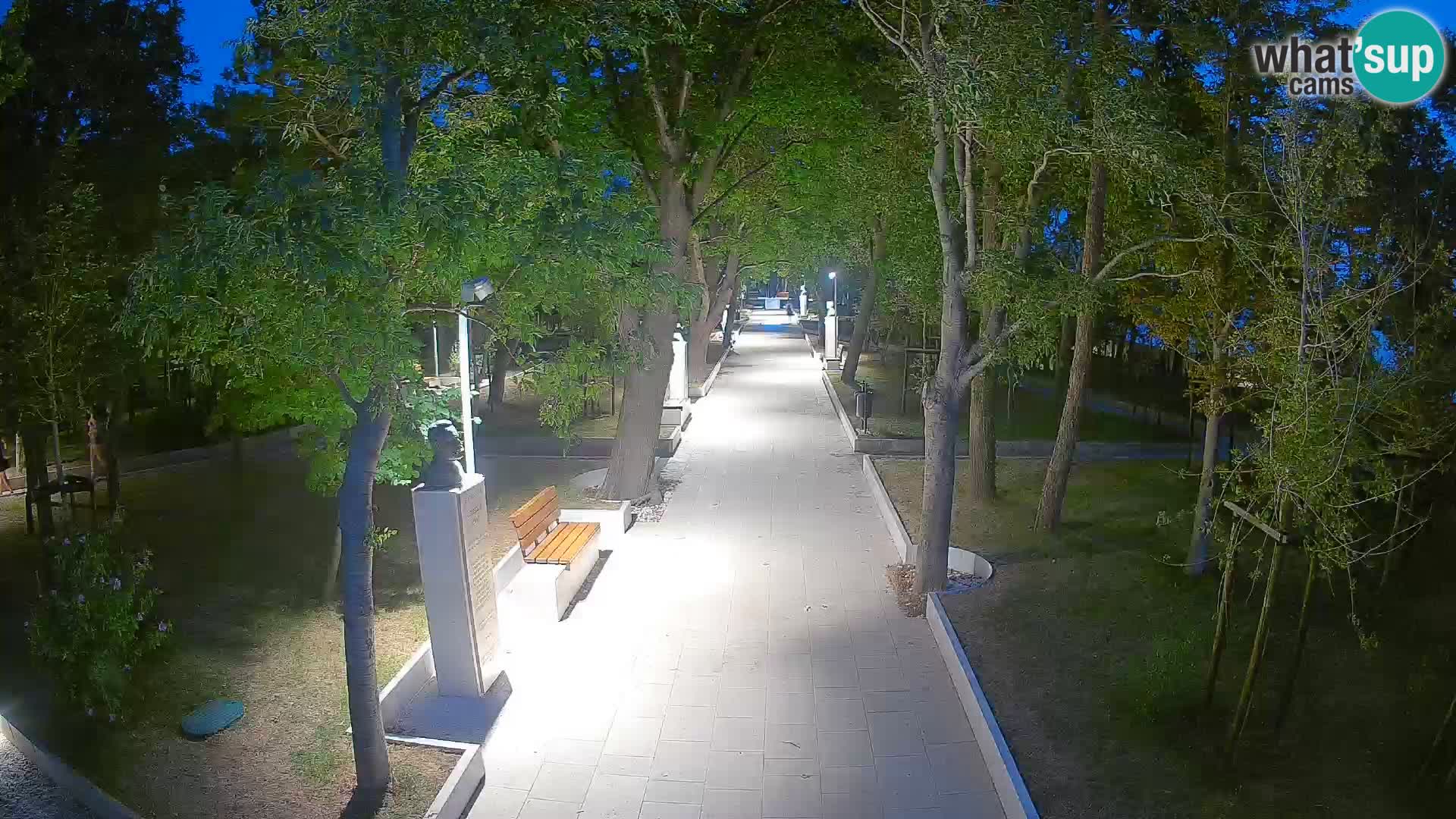 Writers’ Park Webcam Senj – Live by the Sea