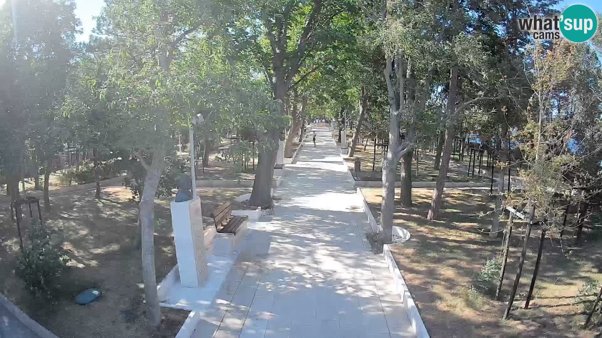 Writers’ Park Webcam Senj – Live by the Sea