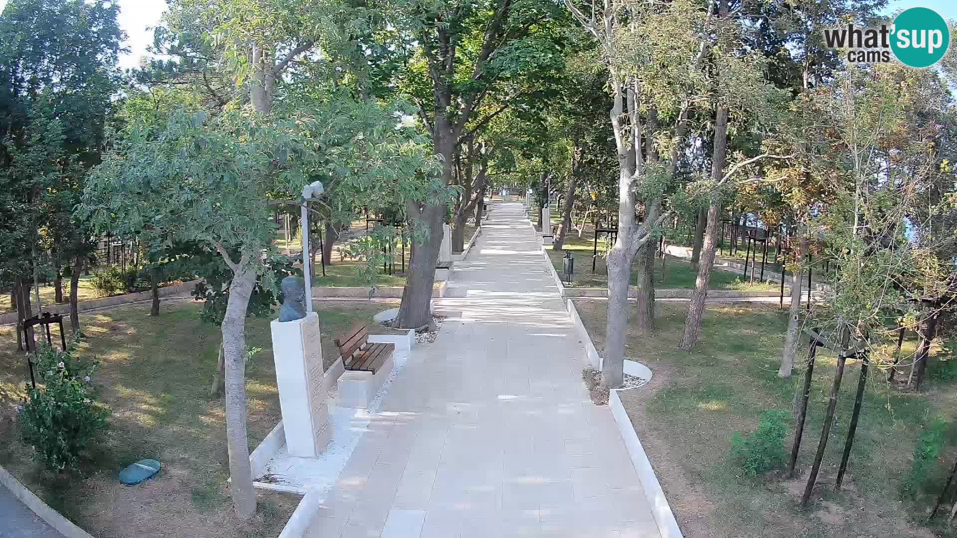Writers’ Park Webcam Senj – Live by the Sea