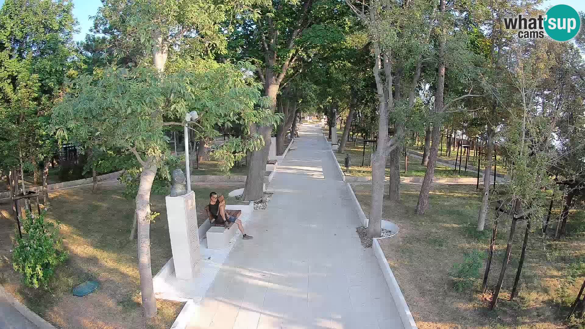 Writers’ Park Webcam Senj – Live by the Sea