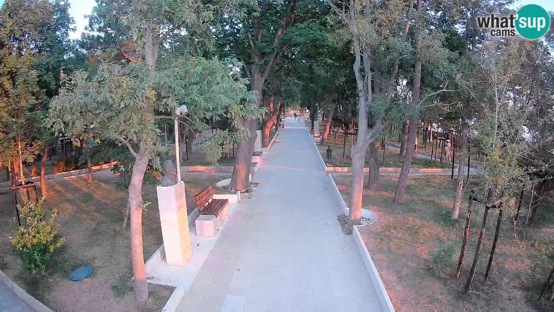 Writers’ Park Webcam Senj – Live by the Sea