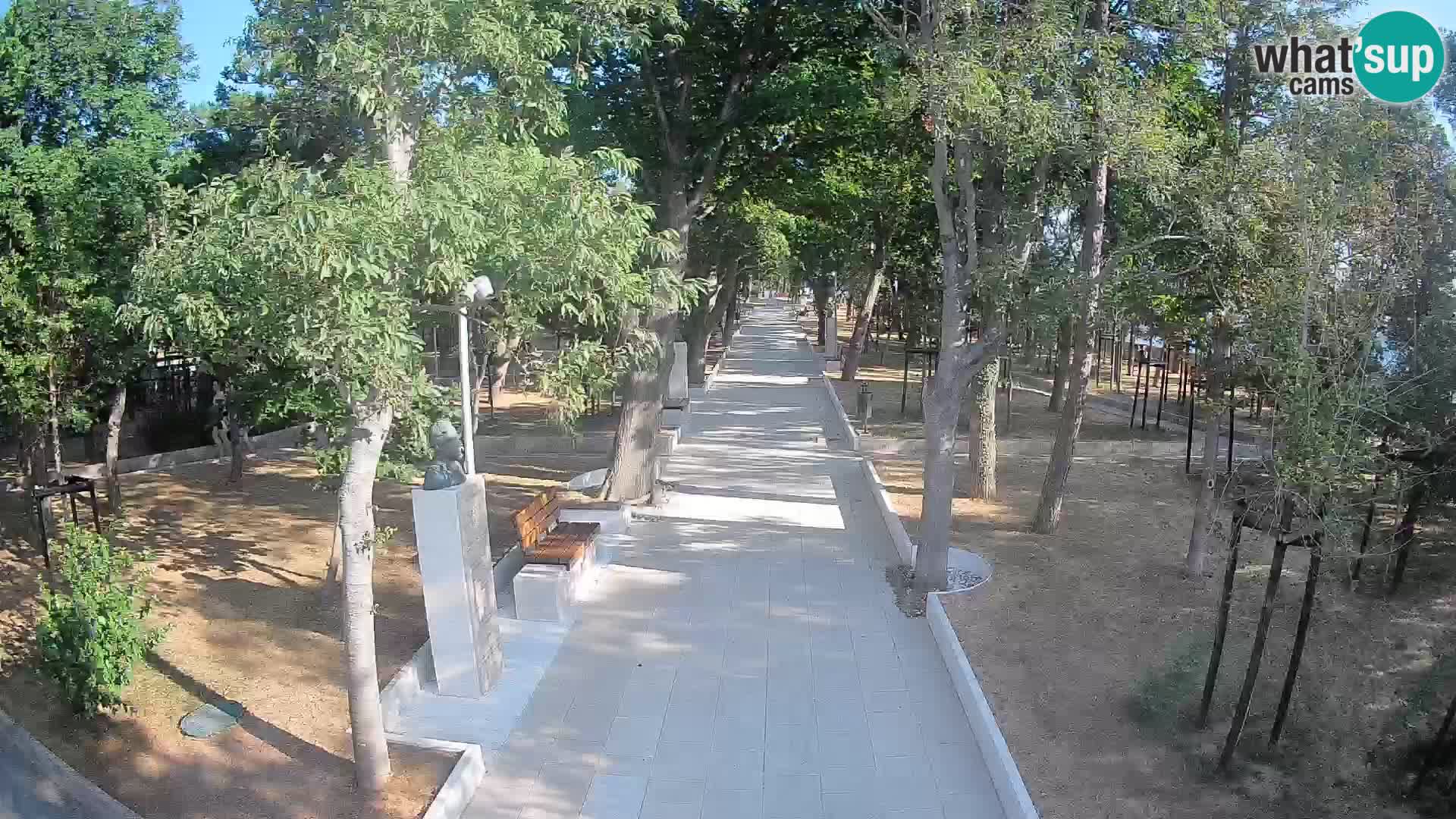 Writers’ Park Webcam Senj – Live by the Sea