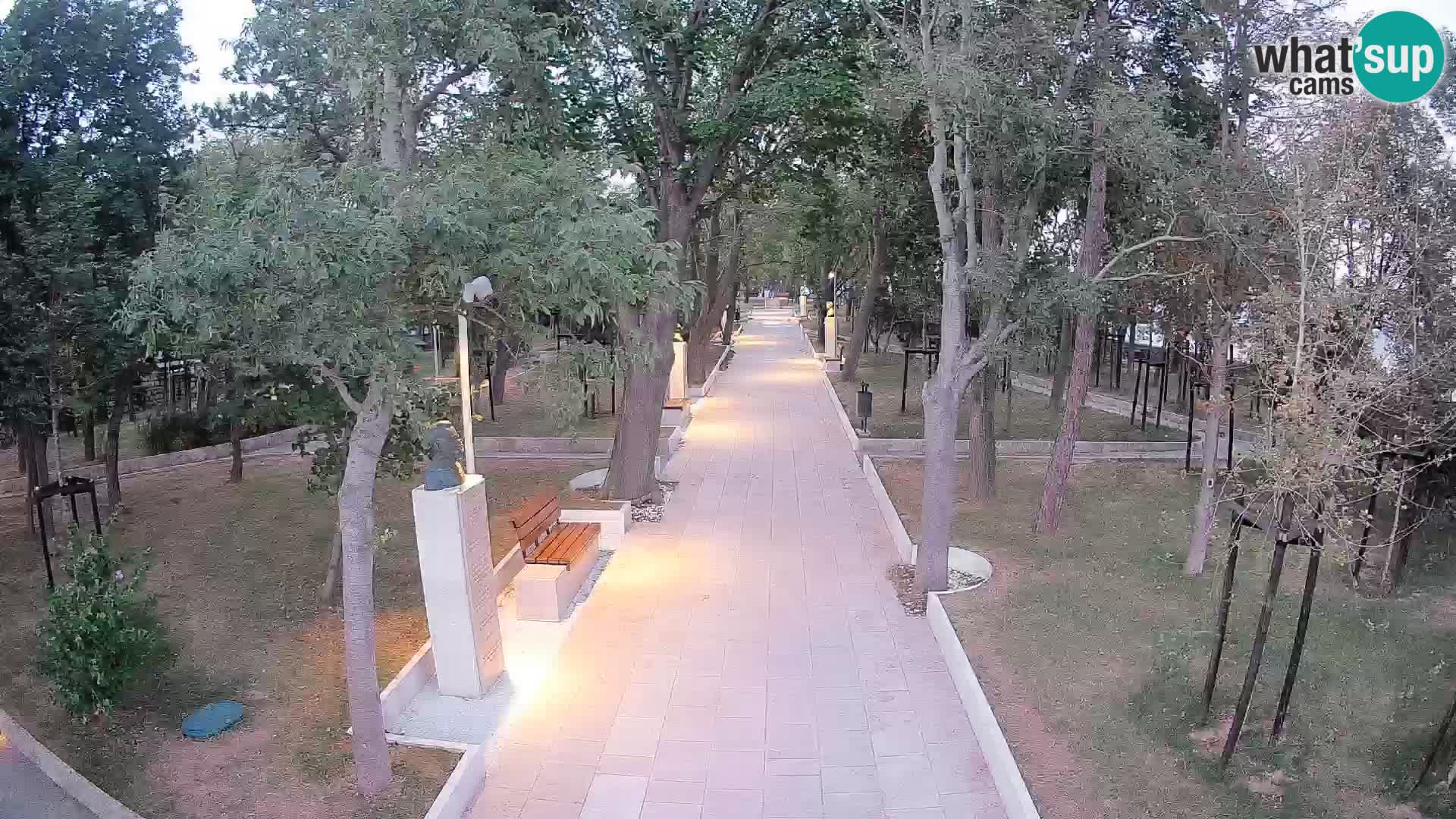 Webcam Schriftstellerpark Senj – Live am Meer