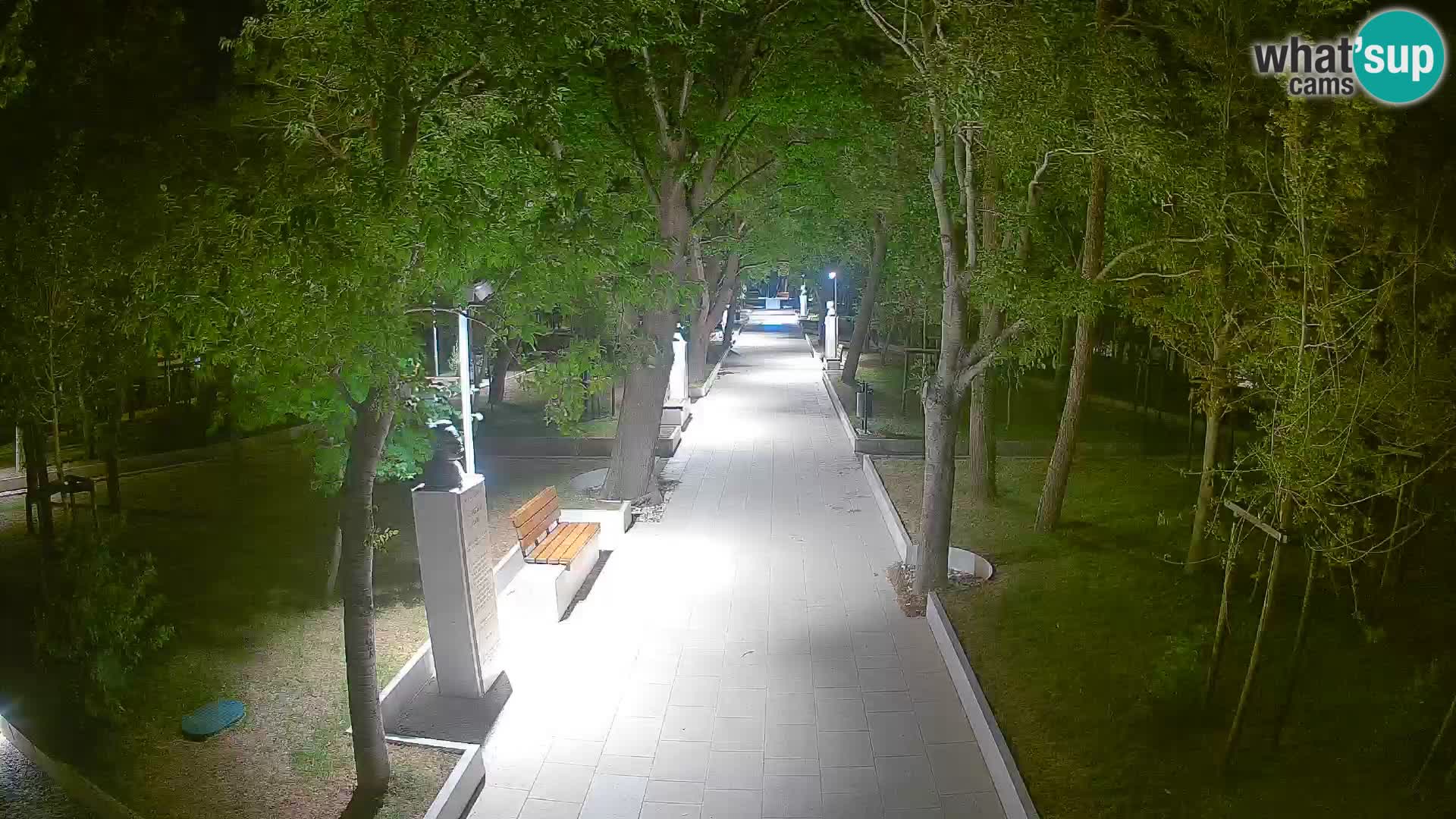 Webcam Schriftstellerpark Senj – Live am Meer