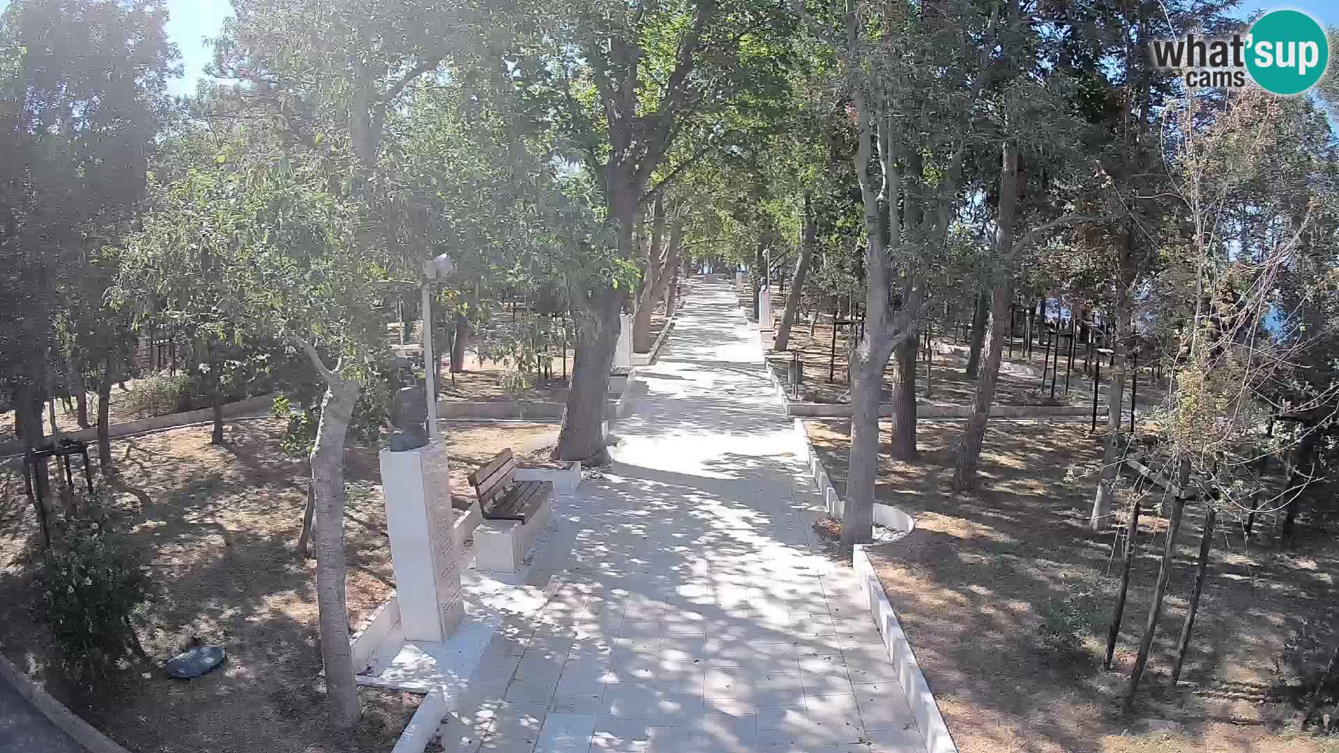Writers’ Park Webcam Senj – Live by the Sea