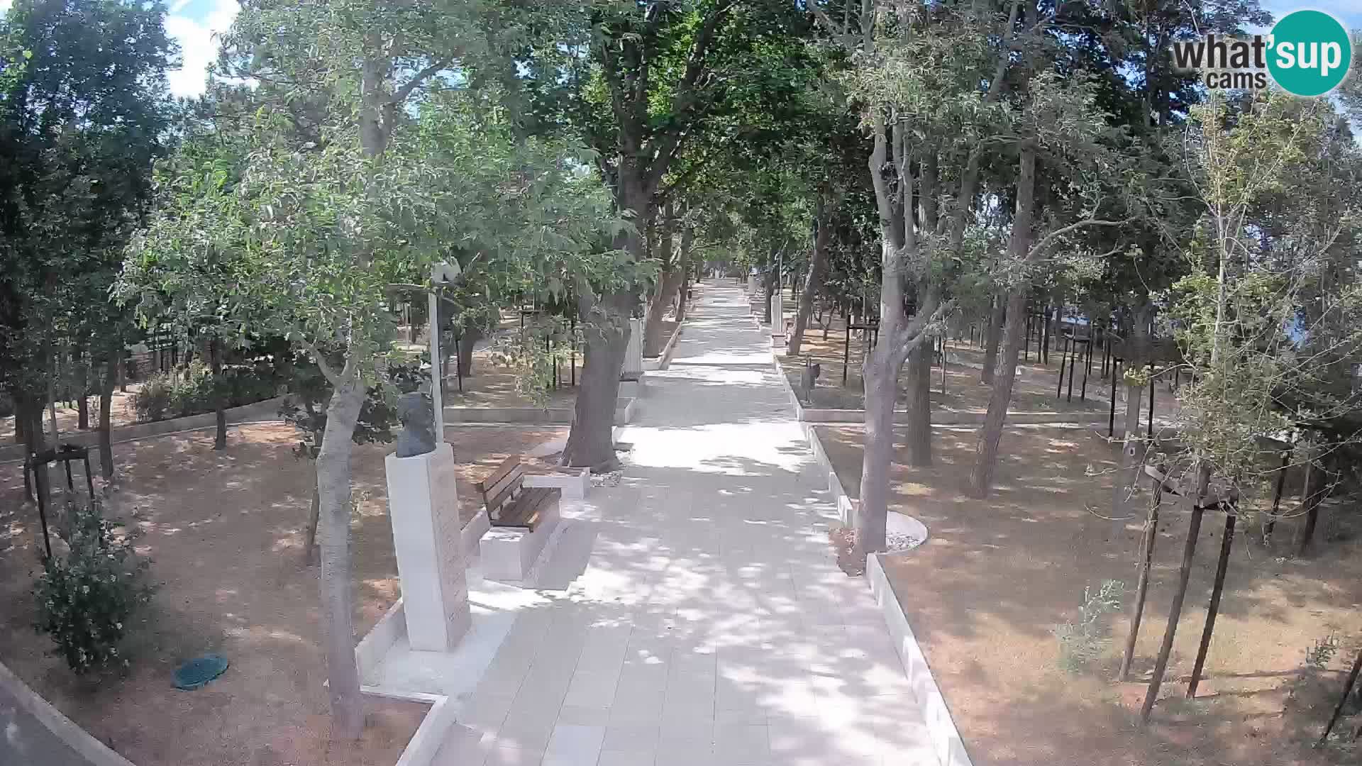 Writers’ Park Webcam Senj – Live by the Sea