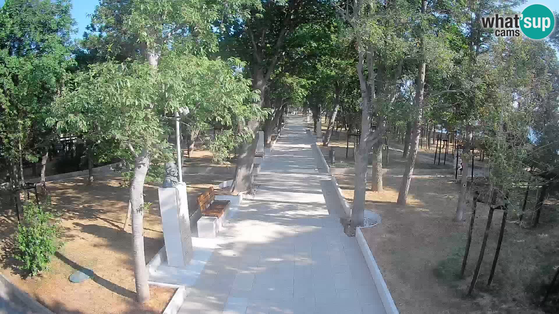 Writers’ Park Webcam Senj – Live by the Sea